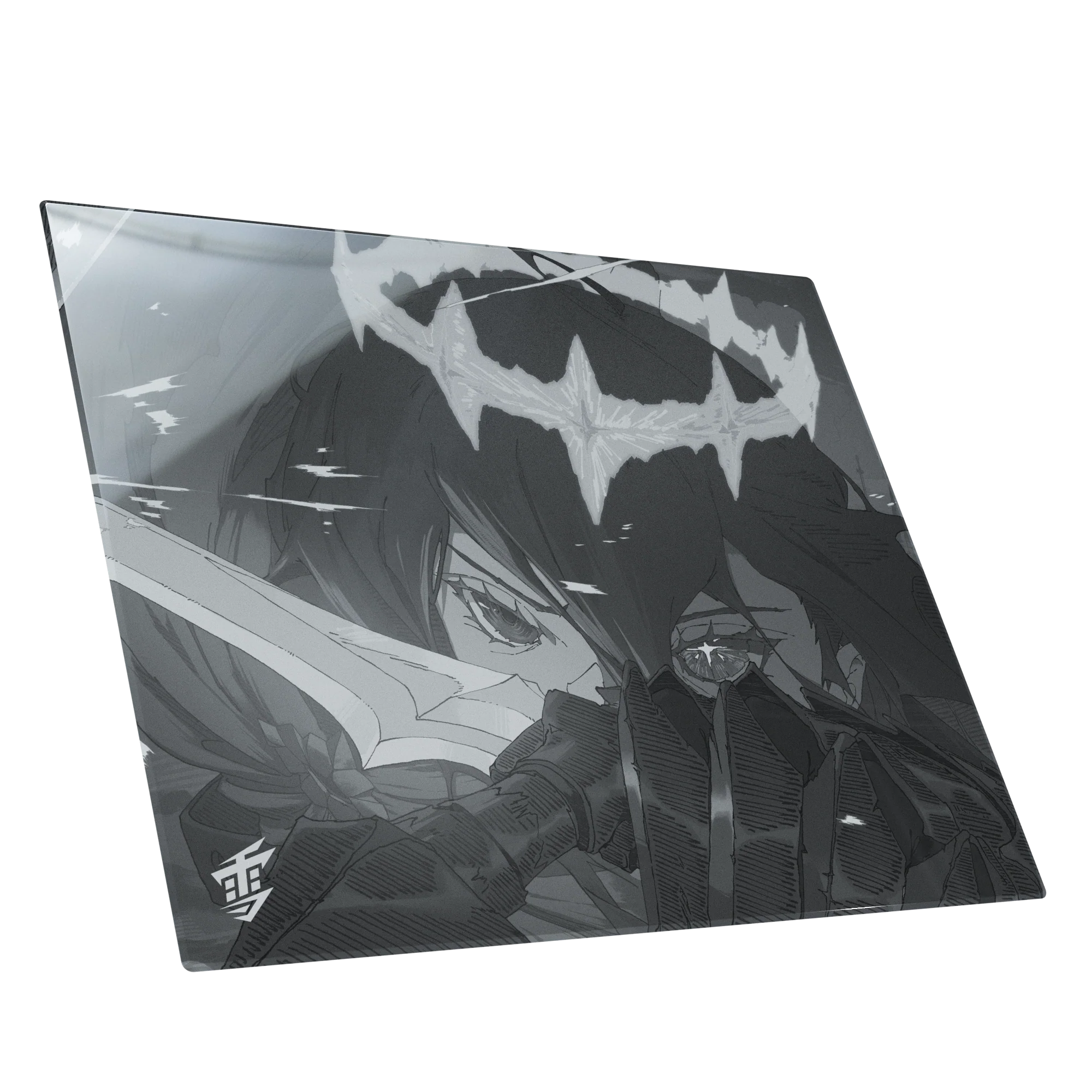 YUKI AIM Monokuro 490x420mm Glass Mousepad