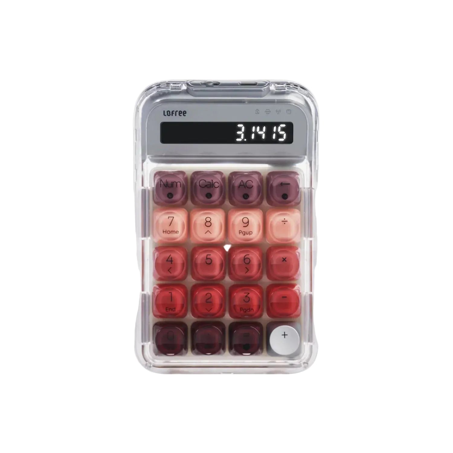 Lofree Lipstick Wireless Number Pad & Calculator - Silver