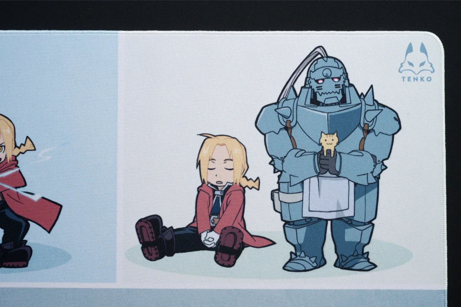 ARBITER STUDIO FMA BROTHERHOO XL 900x400mm Cloth Mousepad (Chibi Alcehmists)