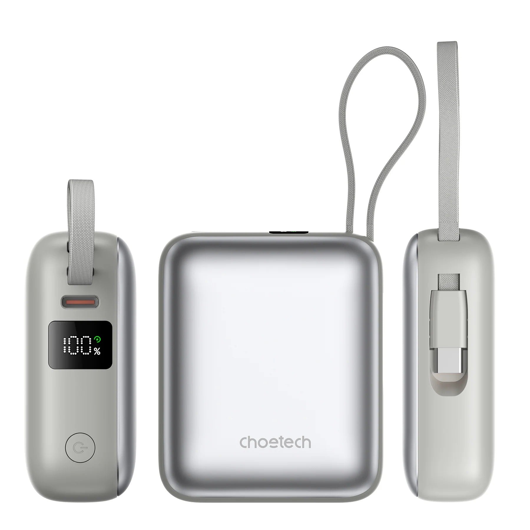 Choetech PowerLeap 10000mAh 35W Built-in USB-C Cable Mini Power Bank