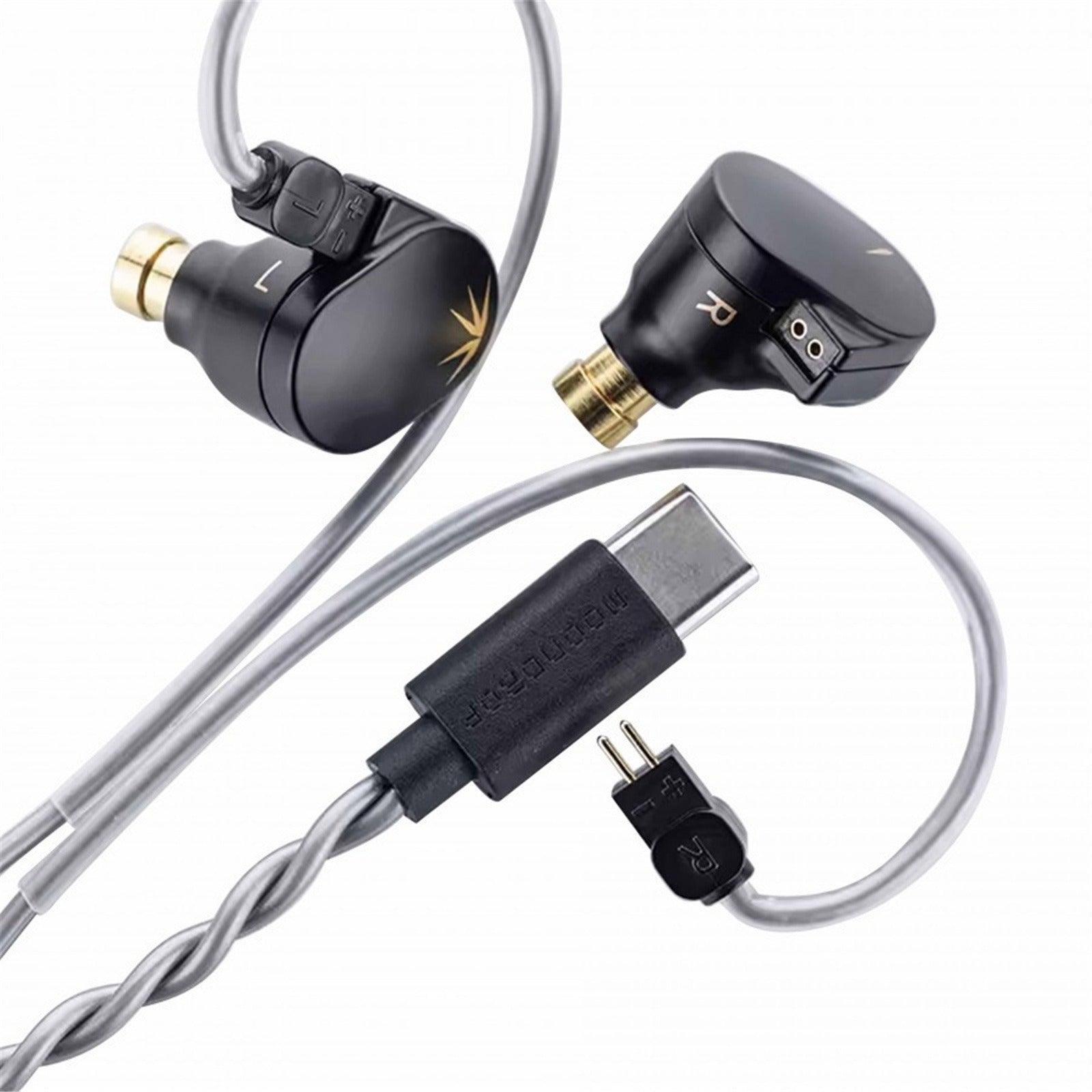 MOONDROP CHU II DSP USB-C Dynamic Wired IEM In-Ear Monitor Headphones