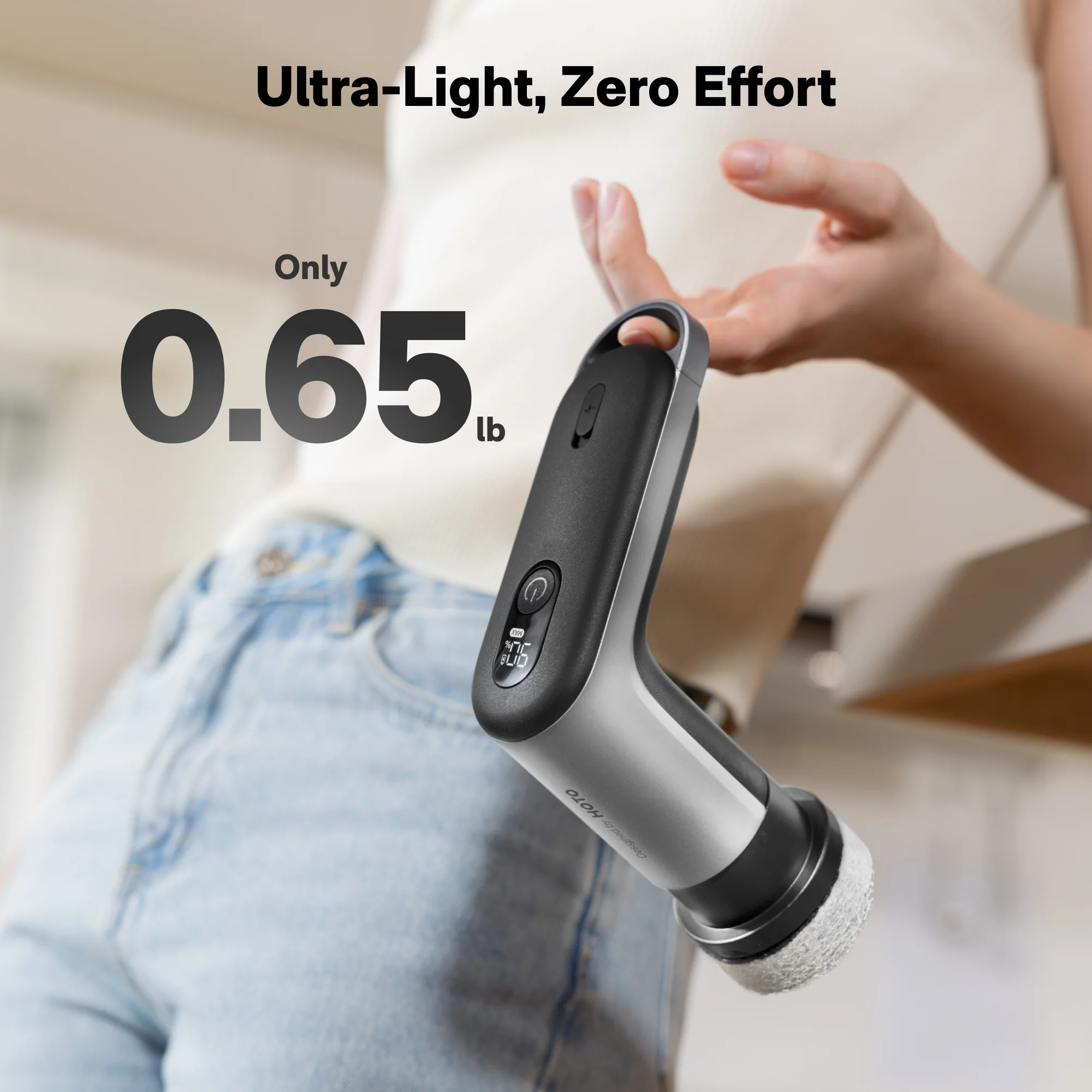 HOTO Grip Cordless Spin Ultralight Waterproof Scrubber