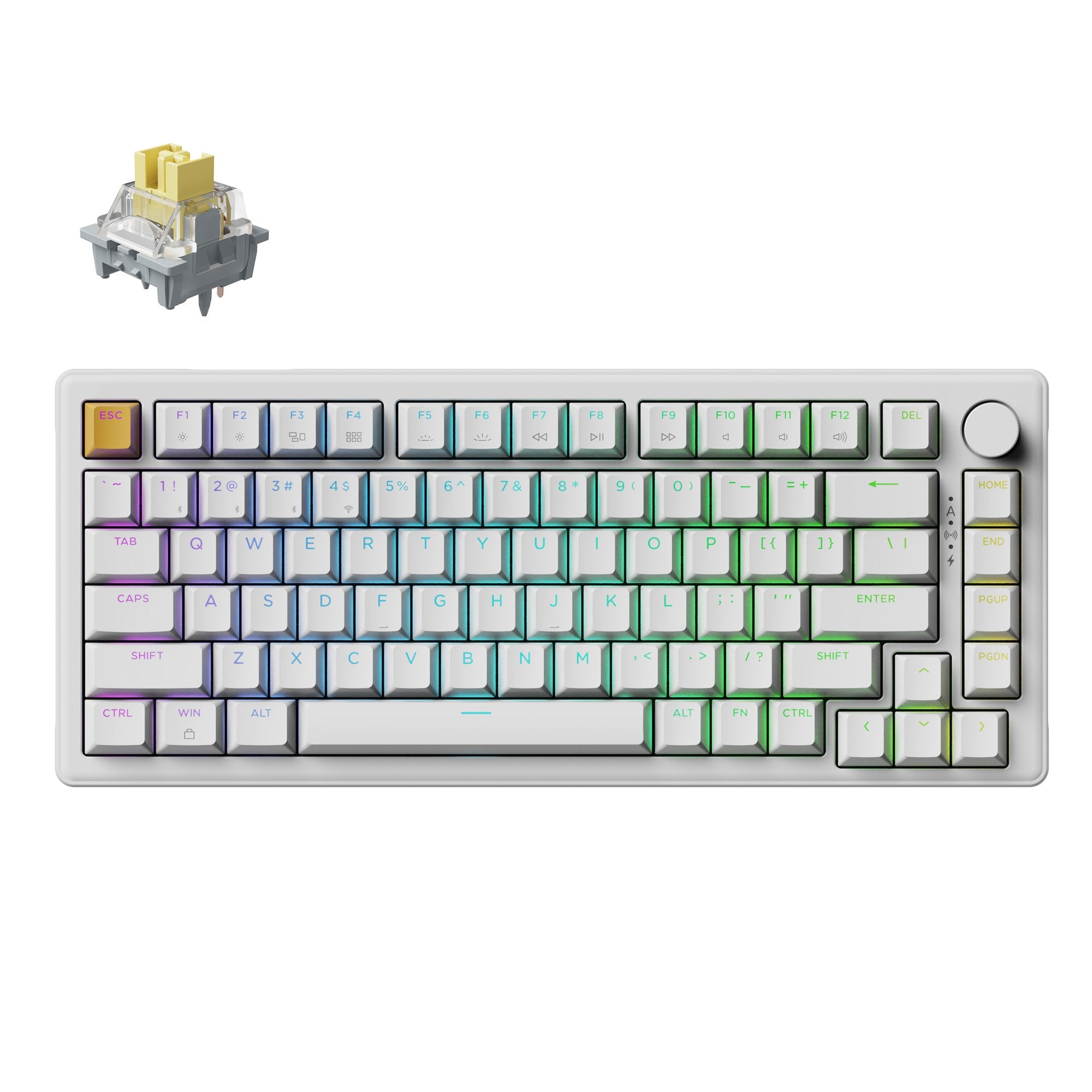 Keychron J2 QMK Wireless Mechanical Keyboard