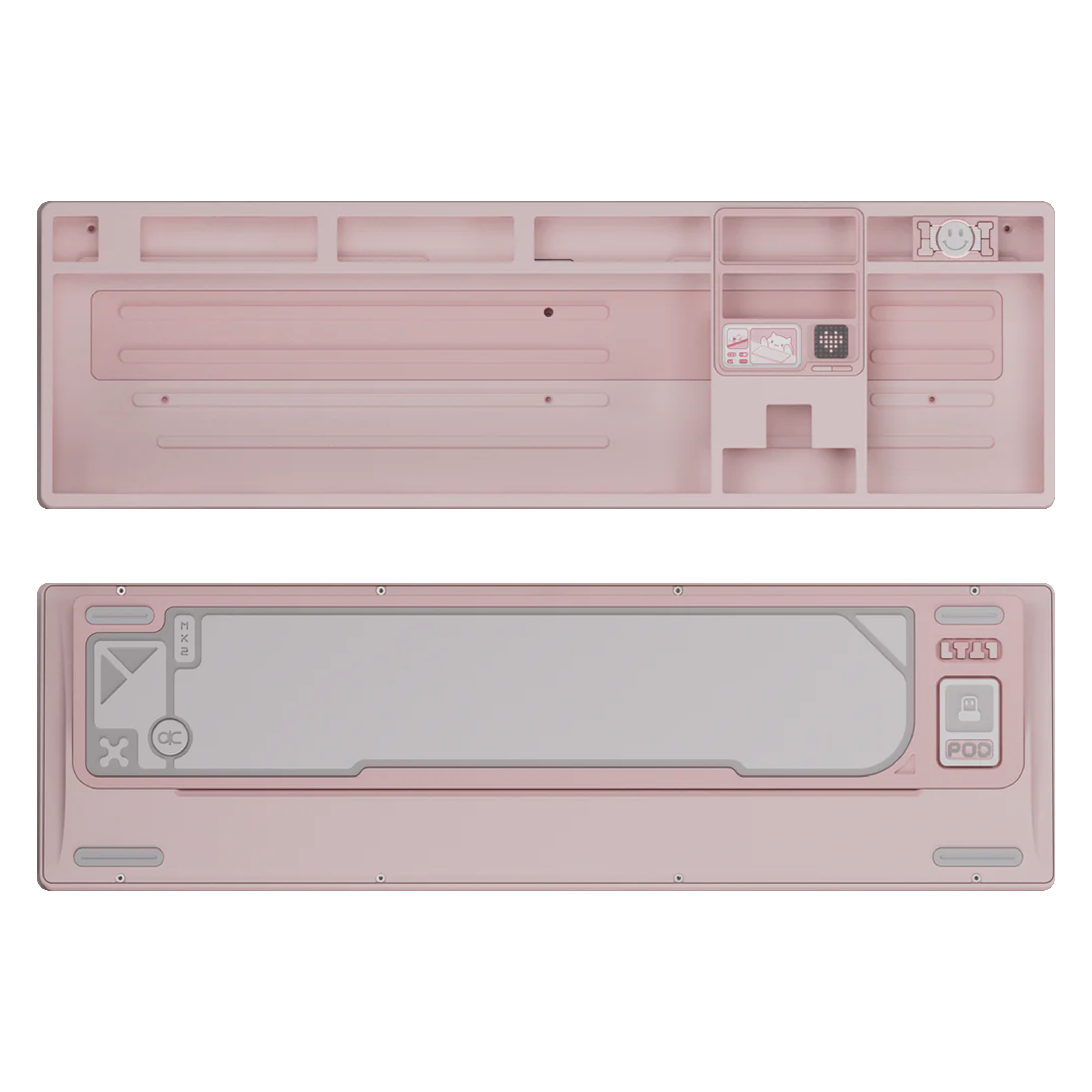 Qwertykeys QK101 Custom Wireless Mechanical Keyboard Barebone WK Layout