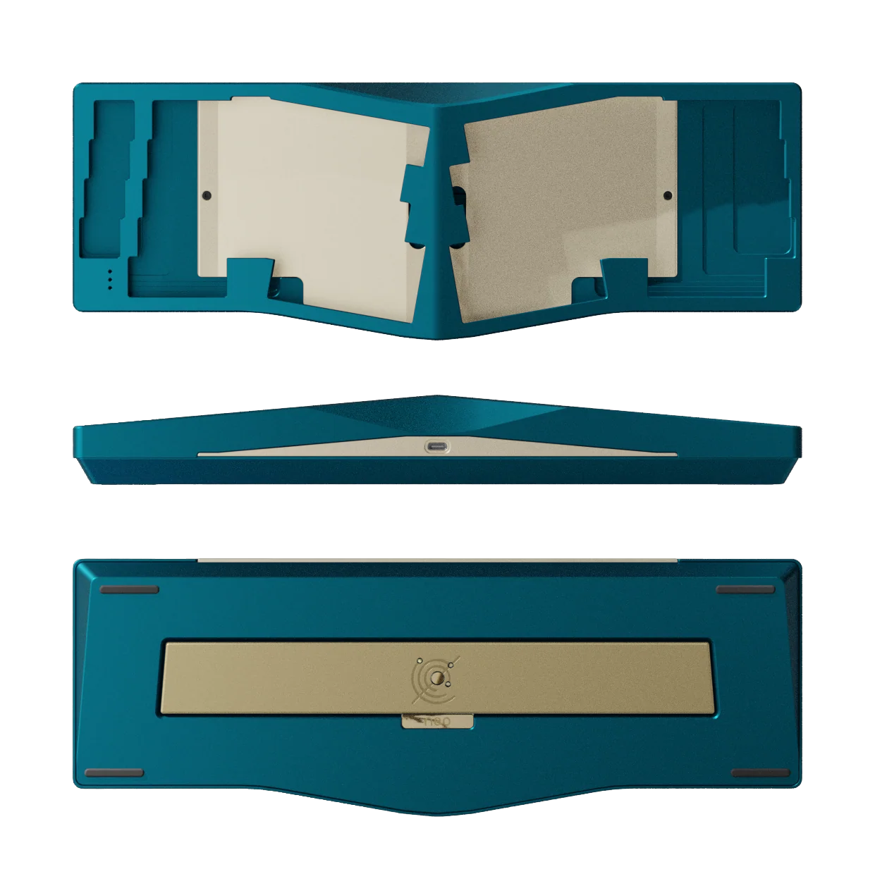 Neo Studio Neo Ergo Custom Ergonomic Mechanical Keyboard with Cherry Wood Wrist Rest