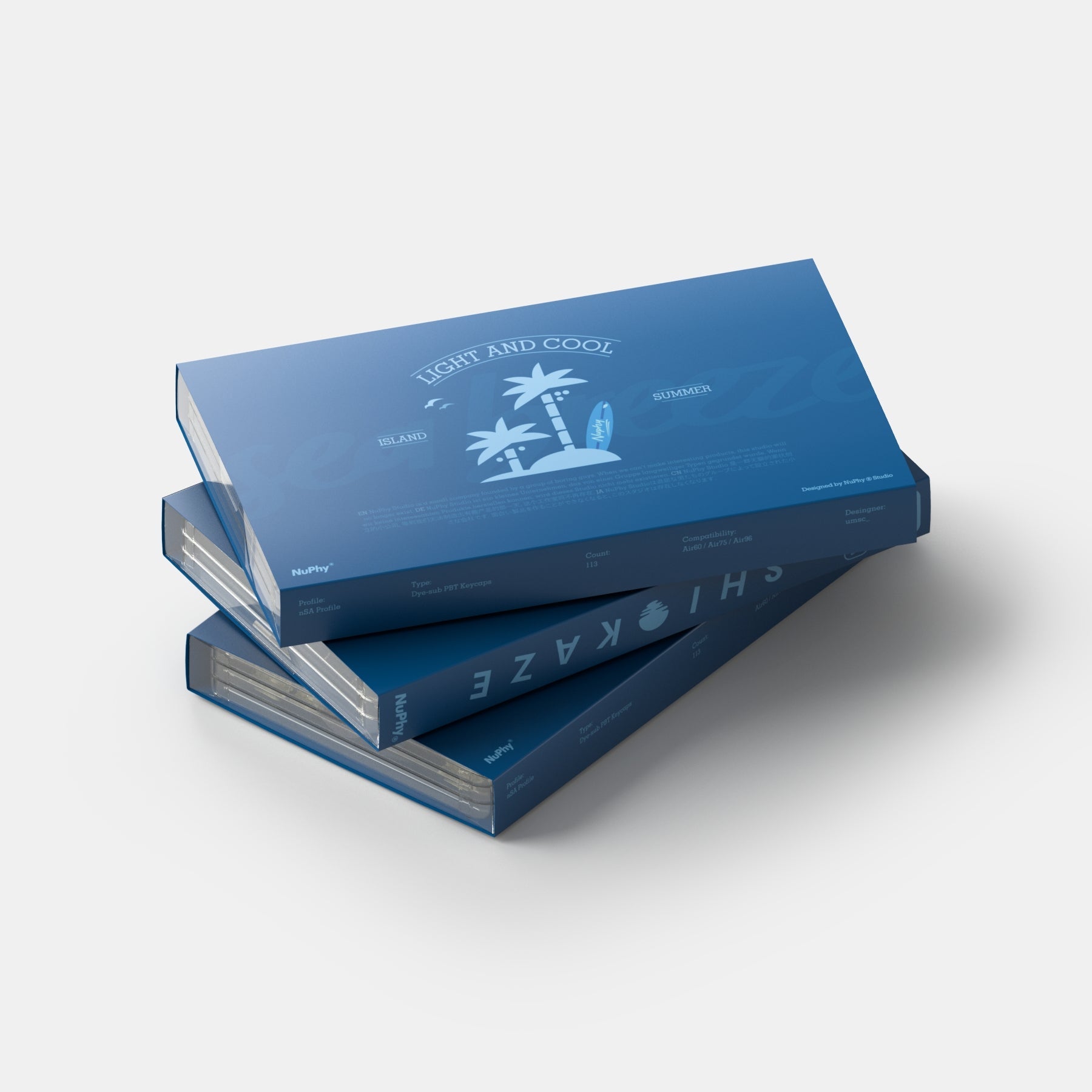 NuPhy Shiokaze nSA Dye-sub PBT Keycaps