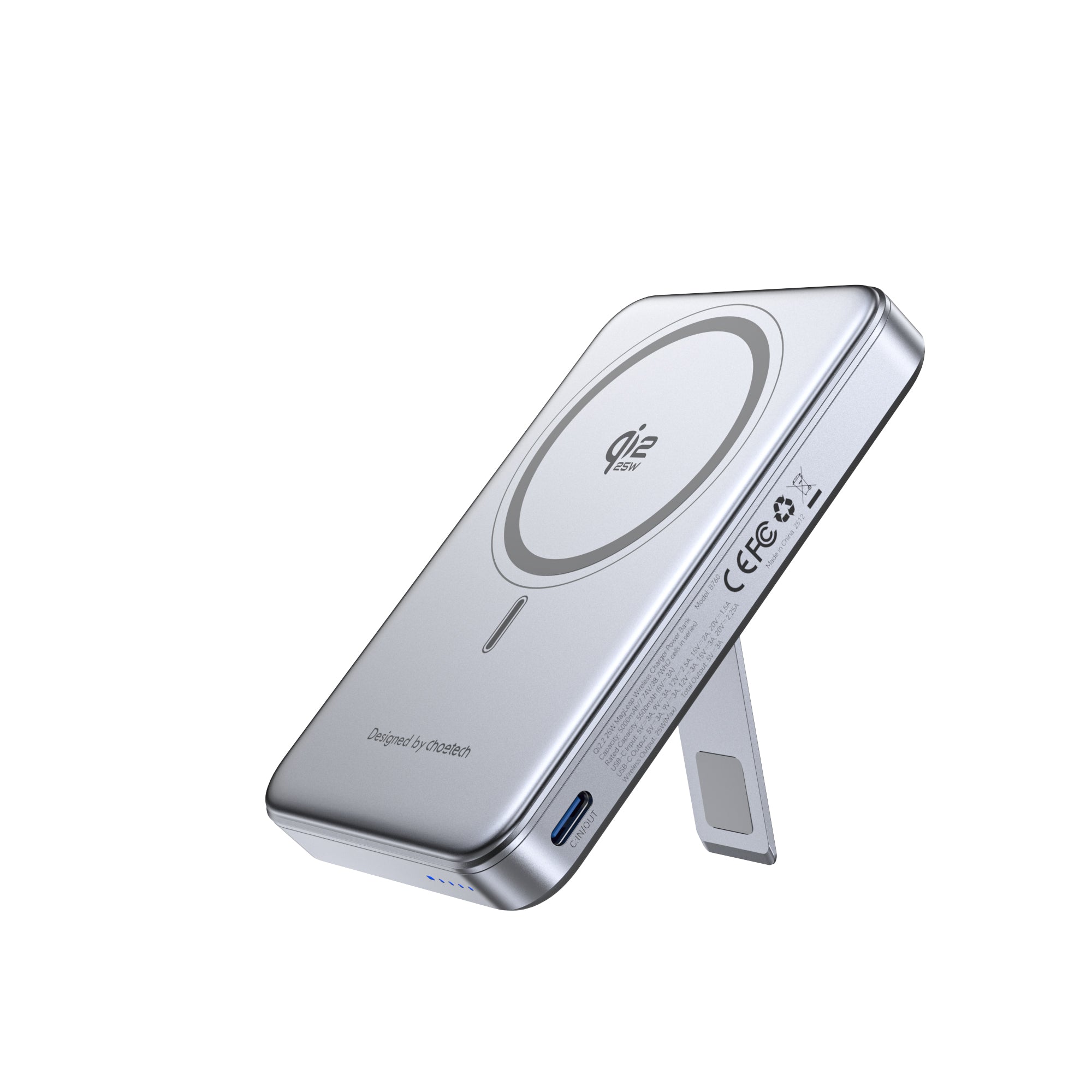 Choetech MagLeap 10000mAh Qi2.2 Certified 25W Magnetic Wireless Charger PD45W Power Bank