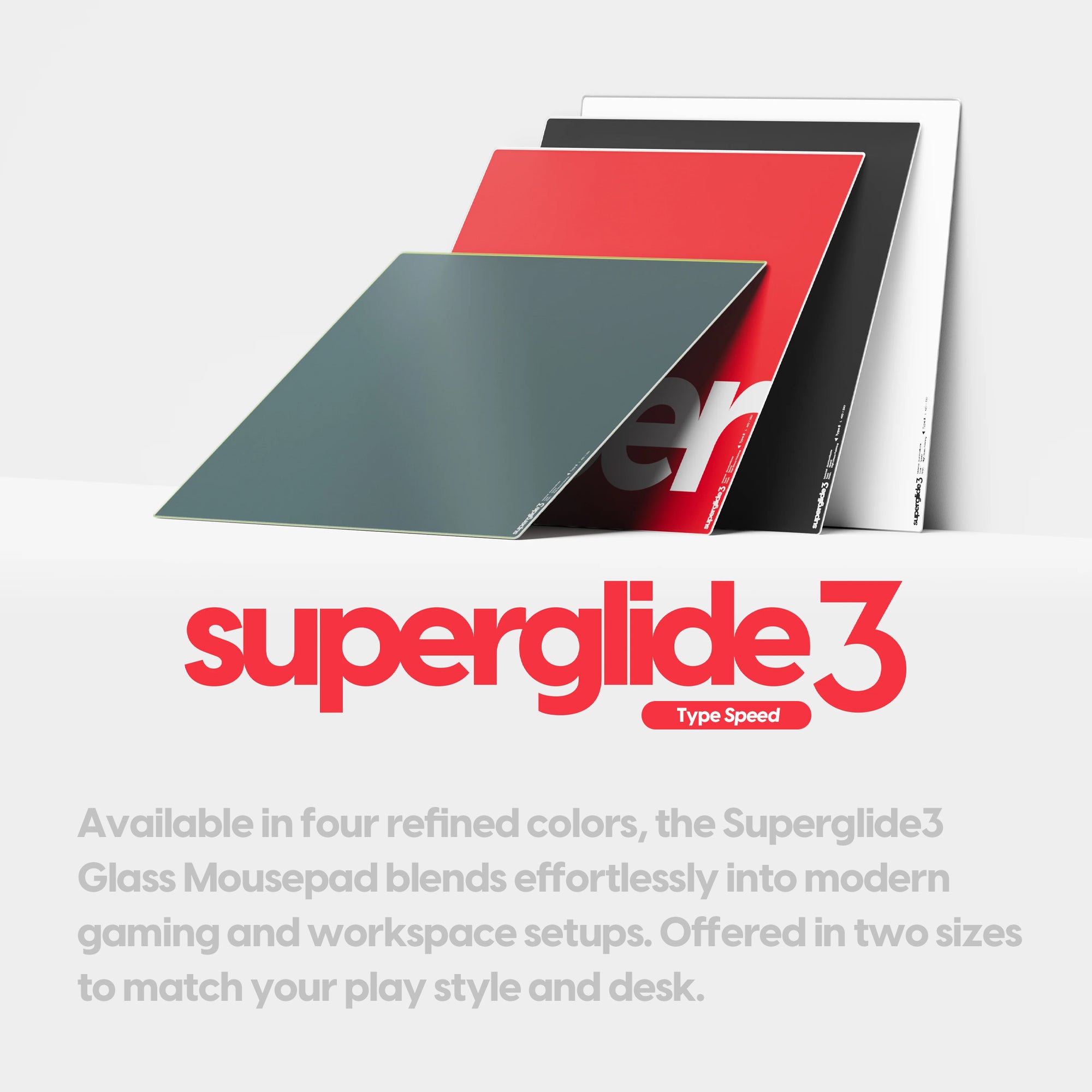 Pulsar Superglide v3 490x420x1.5mm XL Glass Mouse Pad Type S