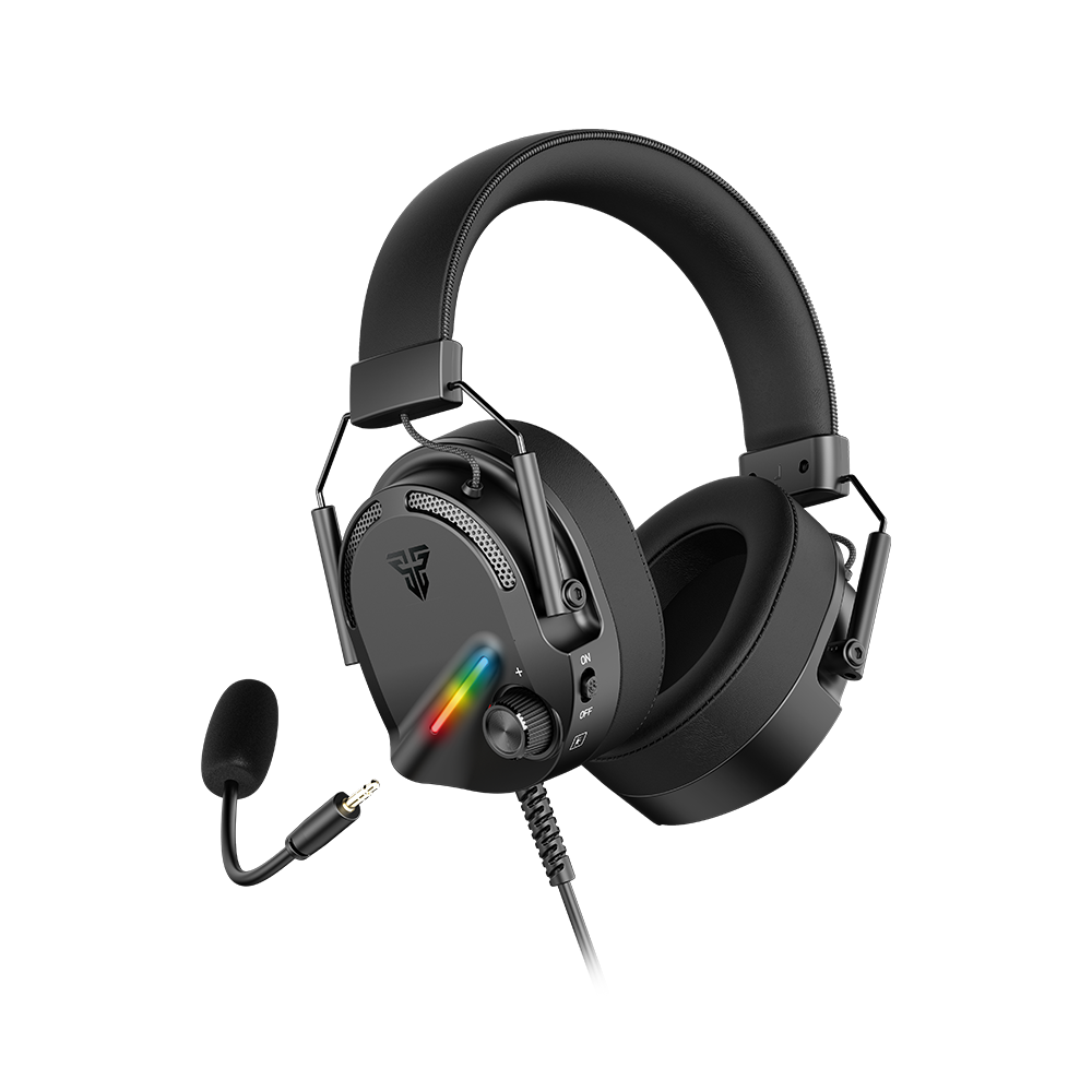Fantech HG26 PC Headset USB Connector with Microphone 7.1 Surround Sound RGB Light Gaming Headphone