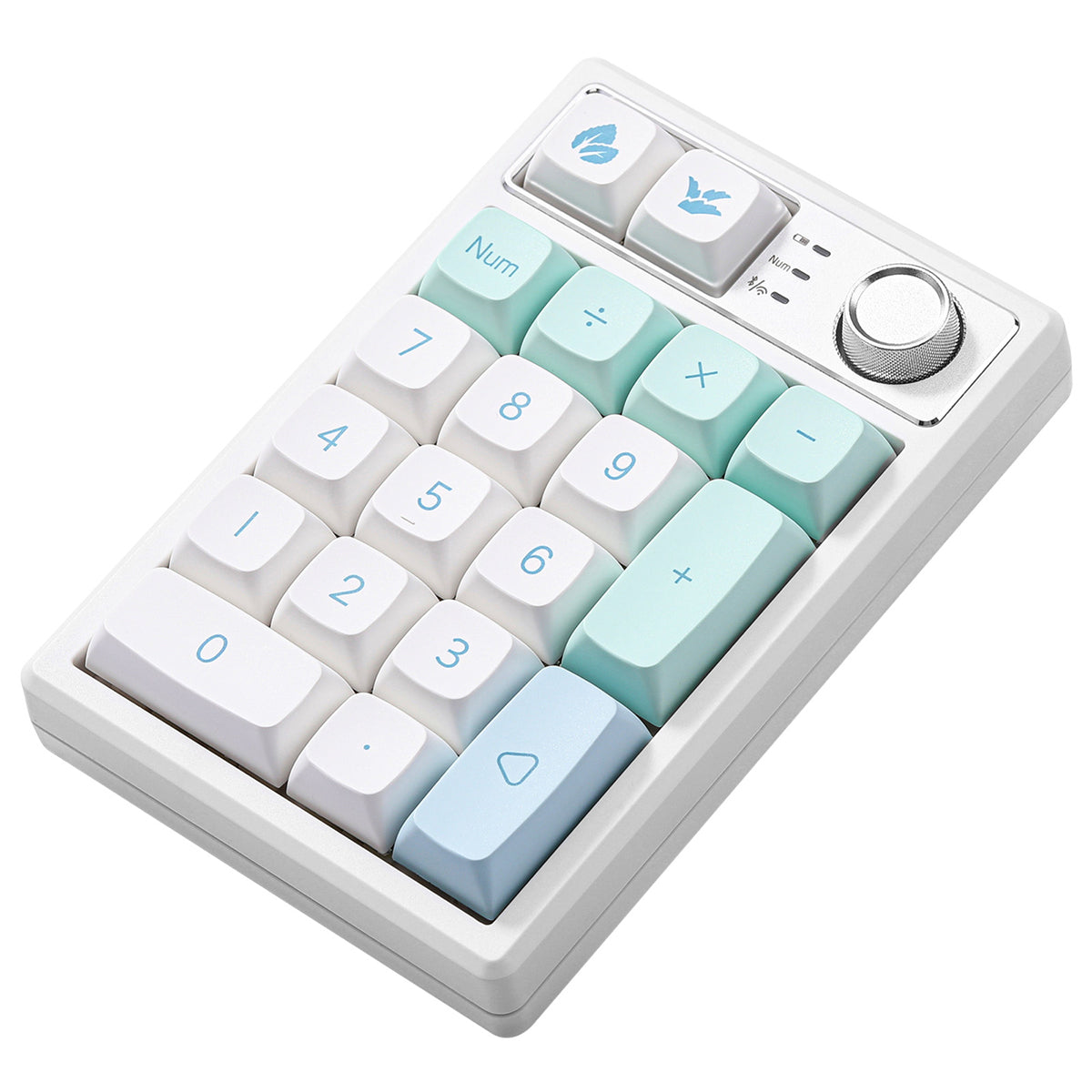 YUNZII YZ19 Gasket Wireless Mechanical Knob Numeric Keypad Num Pad(Gateron Brown Switch)