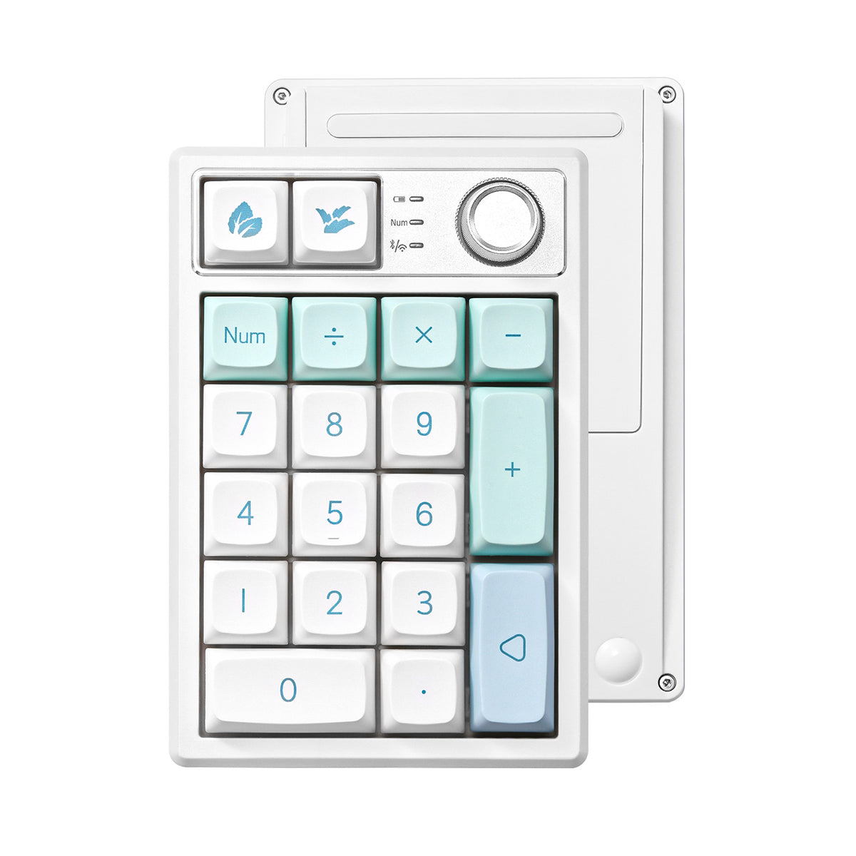 YUNZII YZ19 Gasket Wireless Mechanical Knob Numeric Keypad Num Pad(Gateron Brown Switch)