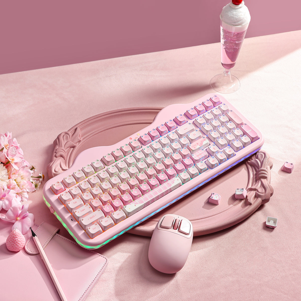 YUNZII C98 MAO Cake Wireless Mechanical Keyboard