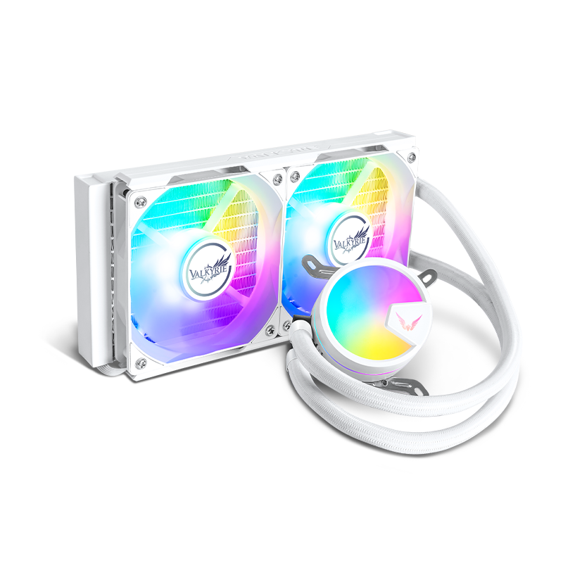 Valkyrie A240 240mm Black AIO Liquid Cooling With 2x 120mm F12 A-RGB Fans