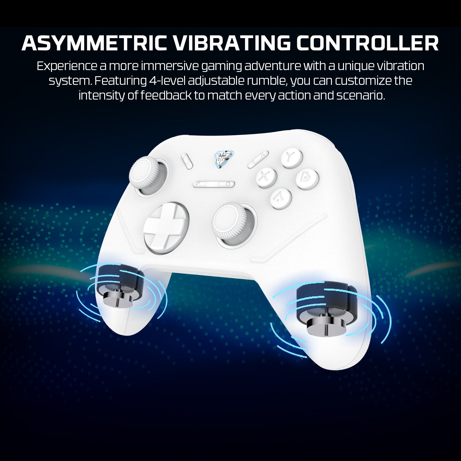 Fantech Wireless Gaming Controller Gamepad Vibration Turbo Mode for Windows PC / PS3 (WGP13S)