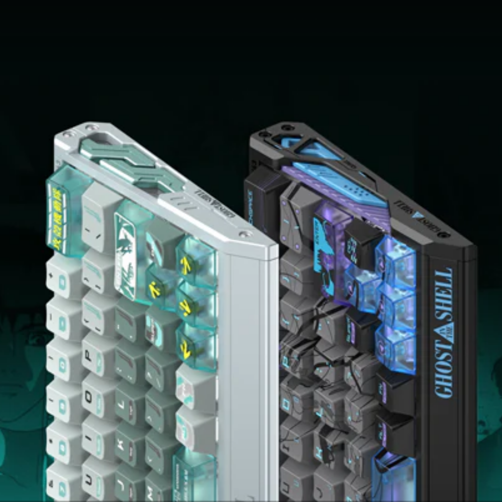 IQUNIX EV63 Hall Effect 8K RGB Wired Gaming Keyboard Ghost in the Shell Edition