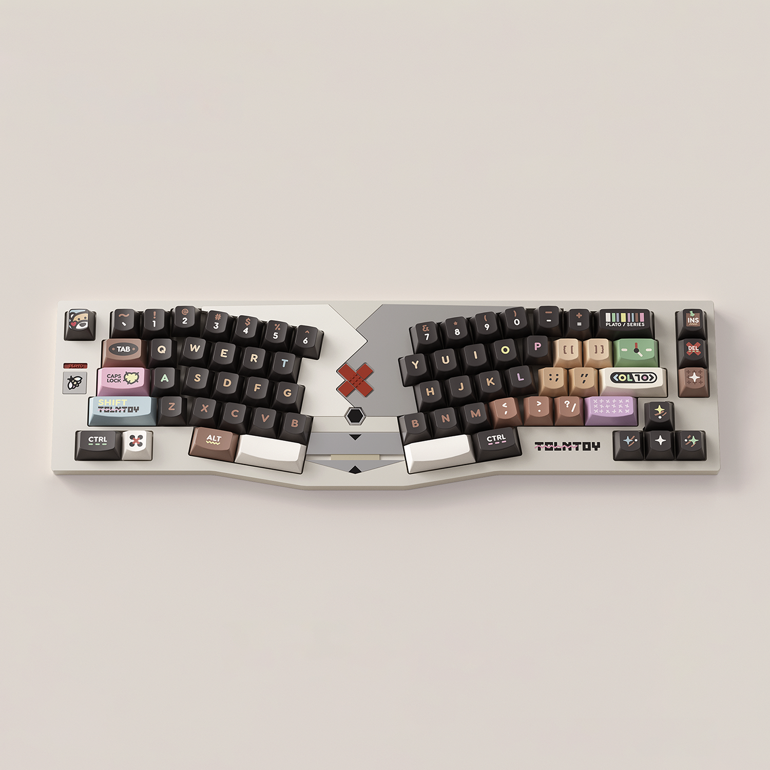 Keytok PLATO Smile Profile Dye-Sub PBT Keyaps 158pcs/set