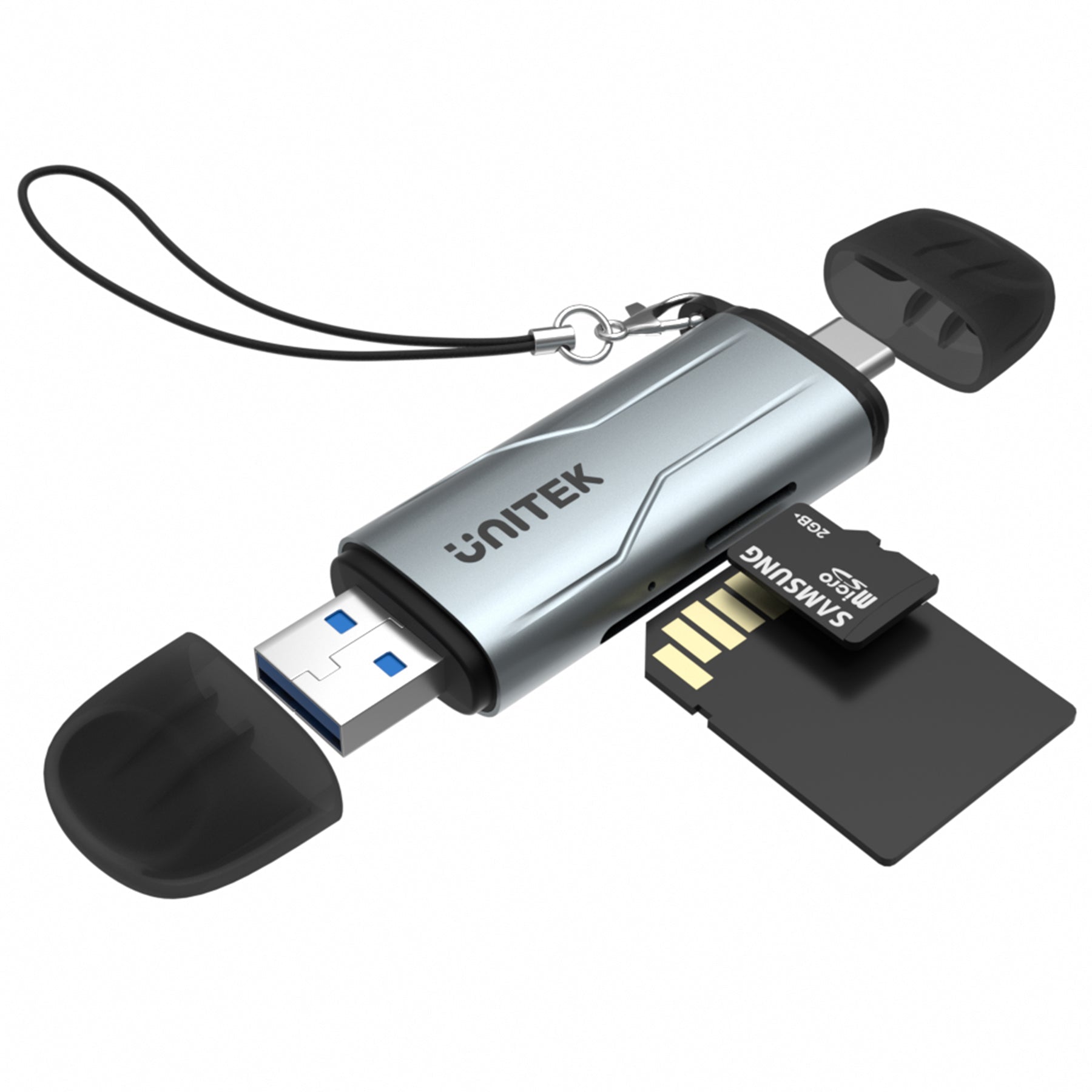 Unitek Micro SD Card Reader, USB 3.0 USB C OTG Memory Card Adapter