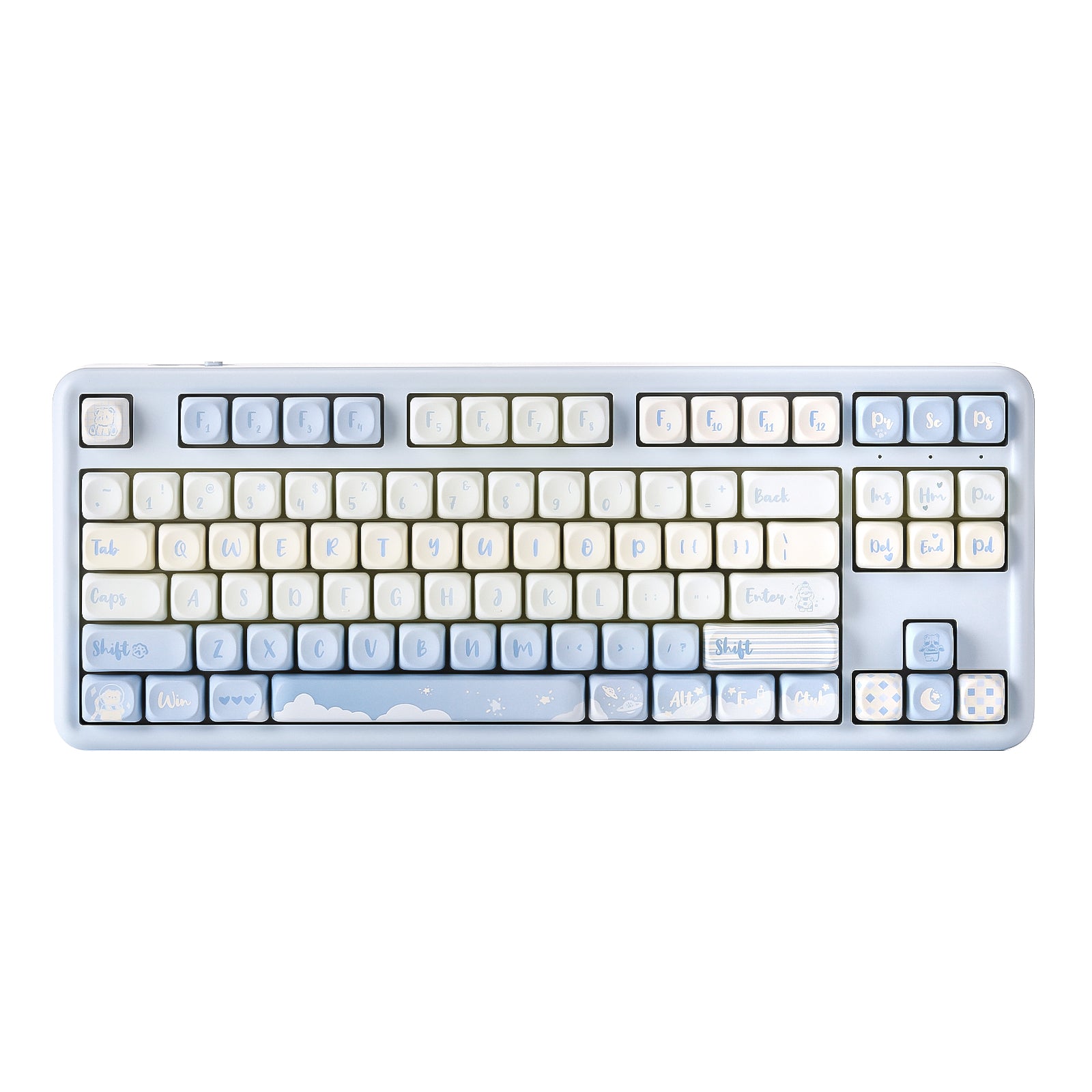 YUNZII B87 QMK/VIA Hot-Swap Mechanical Keyboard with Wrist Rest