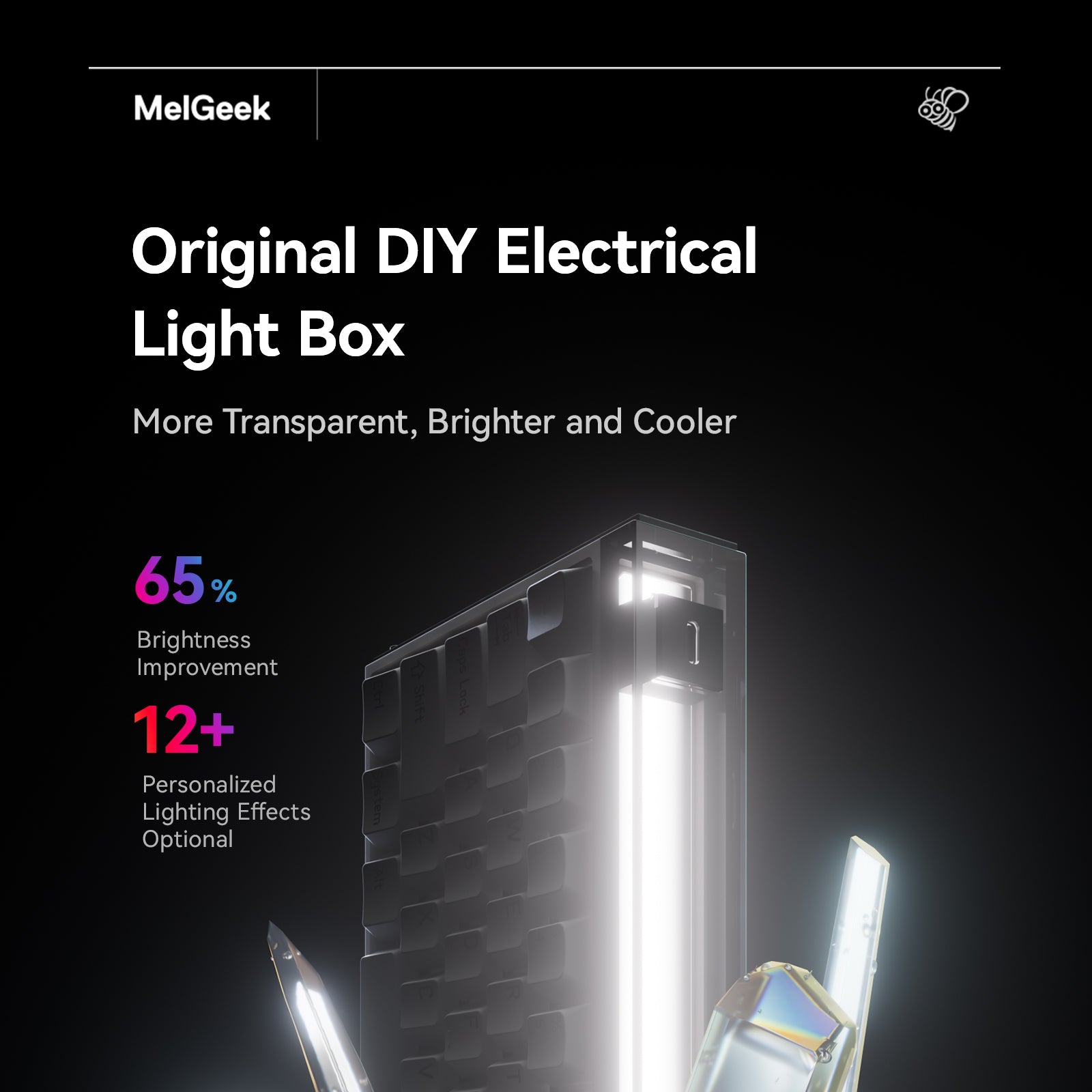 MelGeek MADE68 Ultra+ Wired Aluminum Custom Gaming HE Keyboard