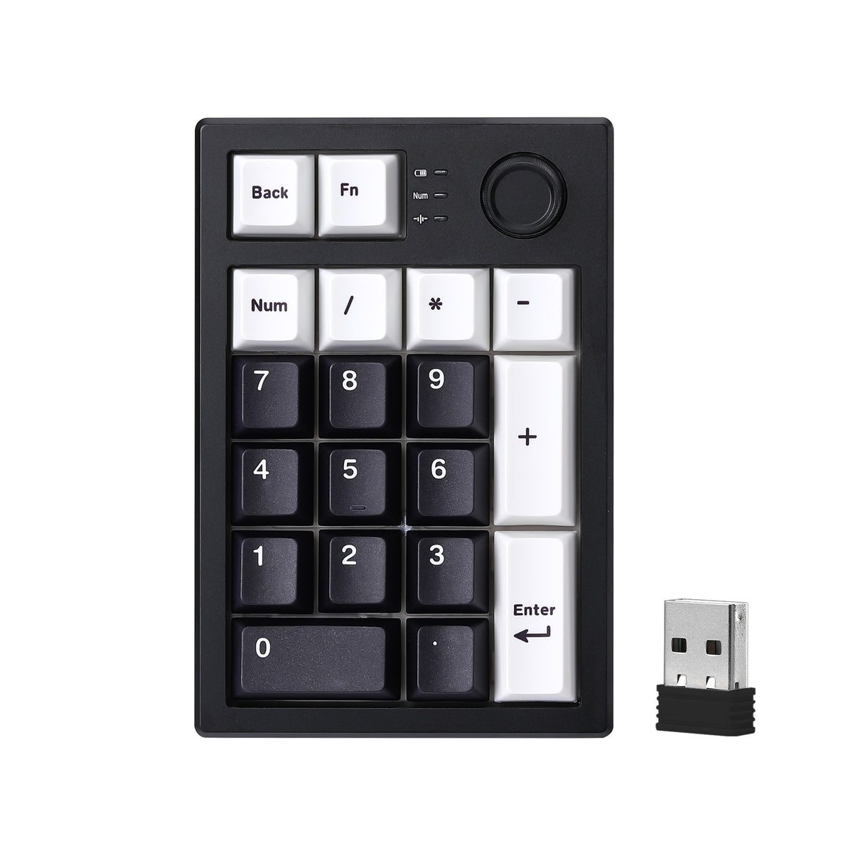 YUNZII AL21 Wireless Aluminum Mechanical Numpad Keyboard with Knob