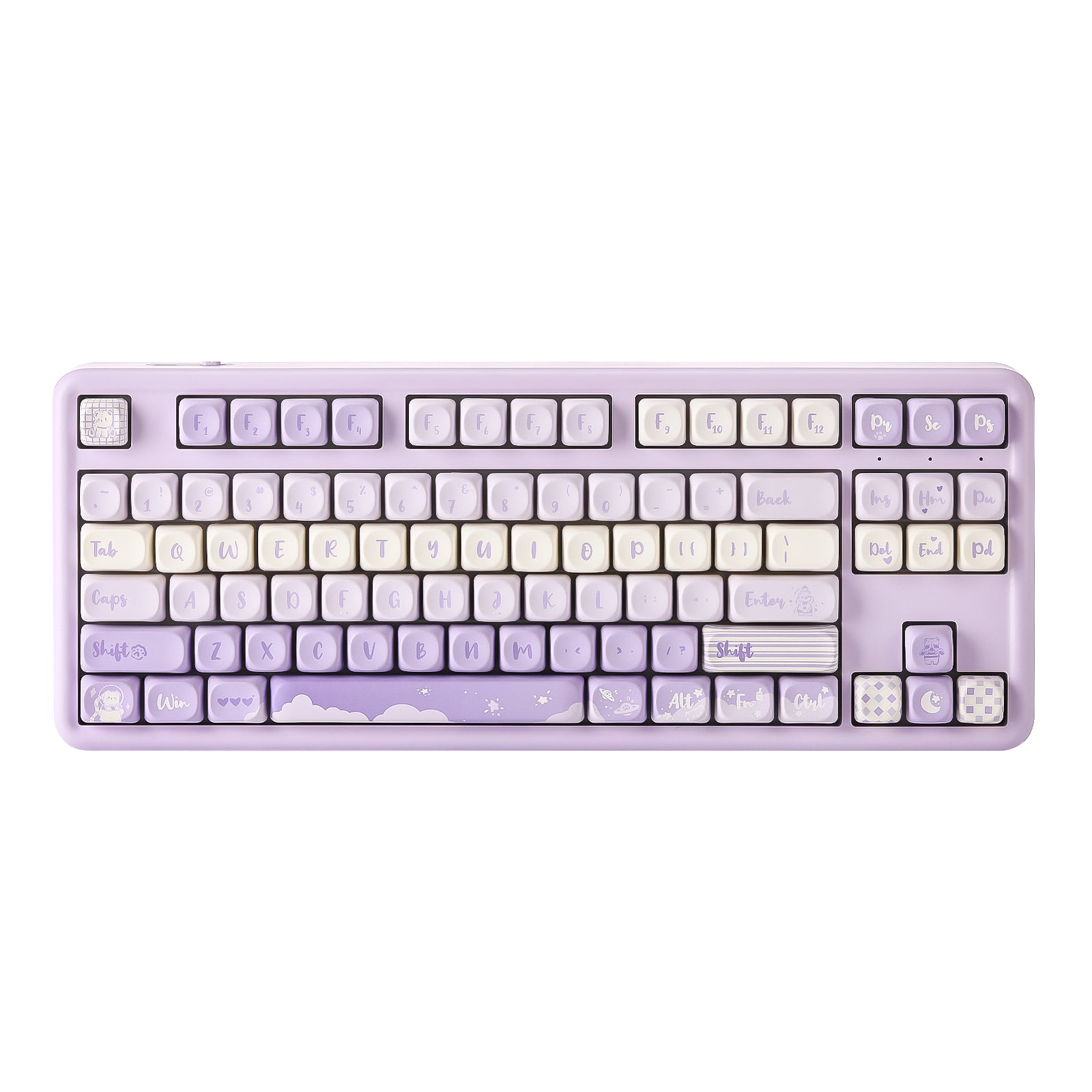 YUNZII B87 QMK/VIA Hot-Swap Mechanical Keyboard with Wrist Rest