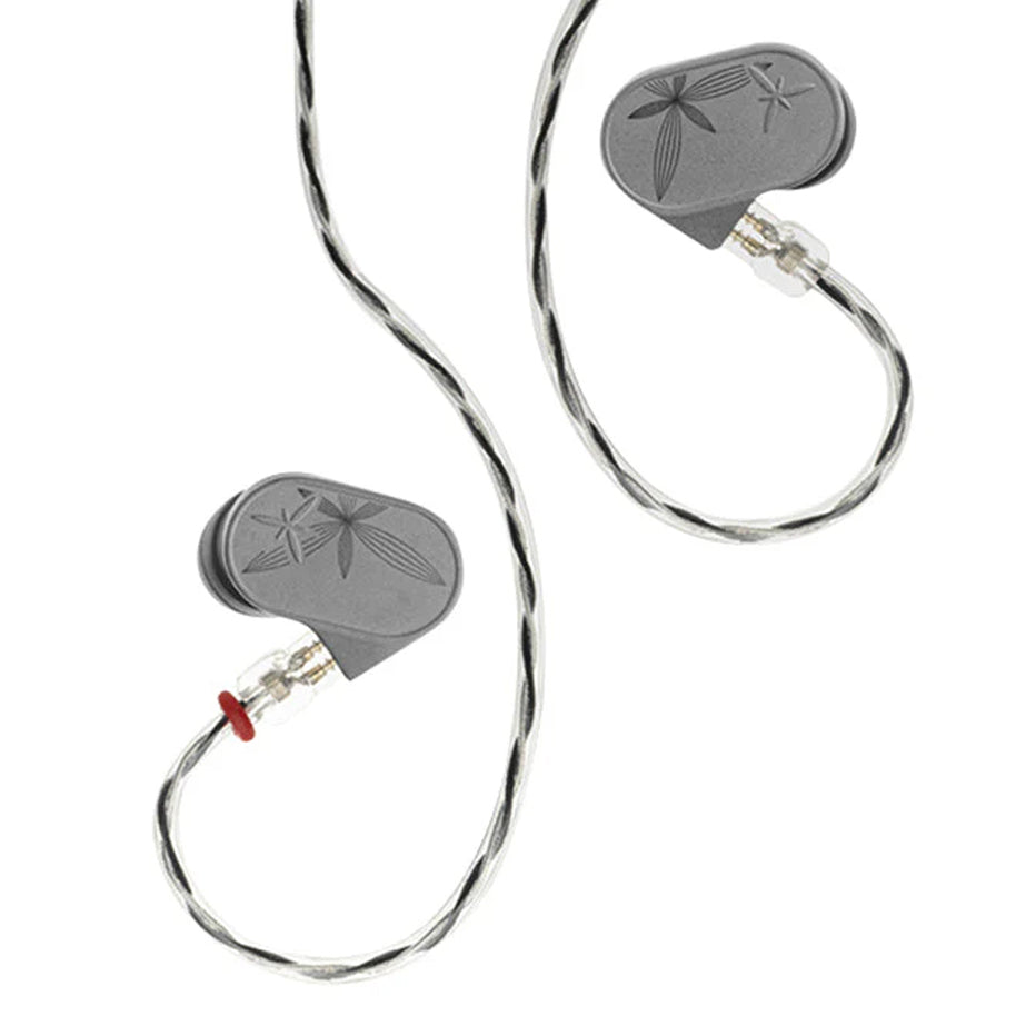 MOONDROP LAN II POP Dynamic Wired IEM In-Ear Monitor Headphones - Silver