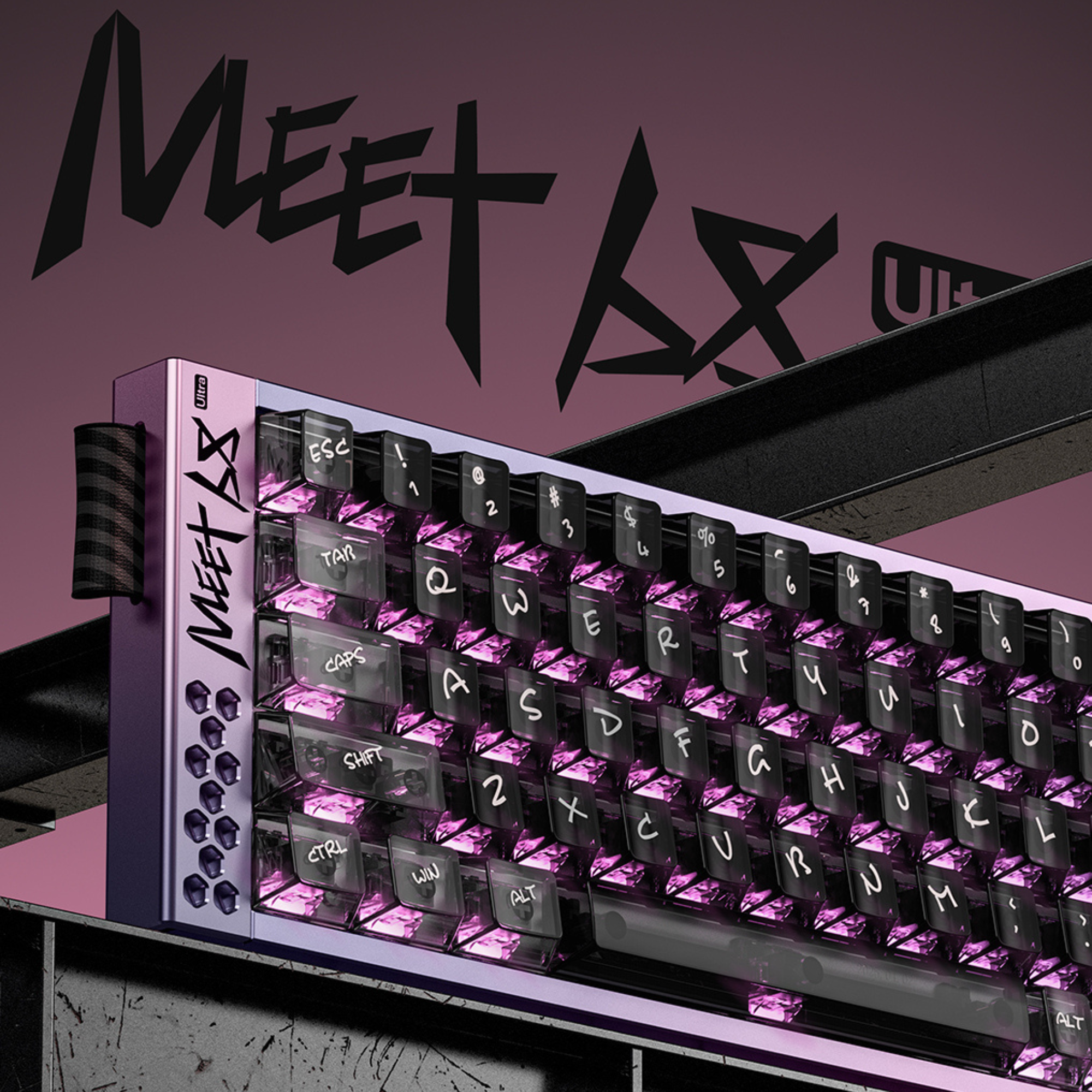 IQUNIX Mikit Meet68 Ultra Hall Effect 8K RGB Wired Gaming Keyboard