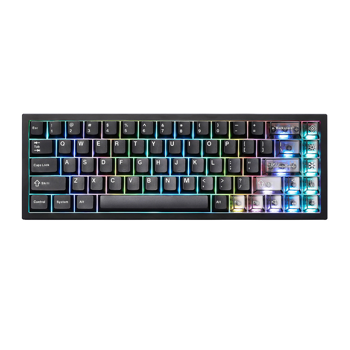 YUNZII AL65 QMK/VIA Hollow Pattern Aluminium Mechanical Keyboard