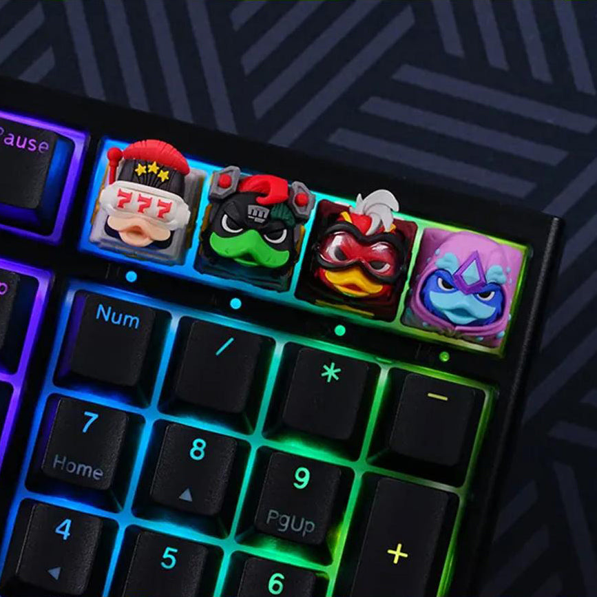 Hotkeys Ducky Super Hero - Lucky (Solid Eyes)