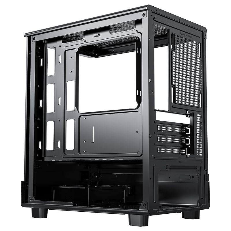 DarkFlash DB330M PC Case M-ATX Computer Case Transparent Glass Panel without Fan
