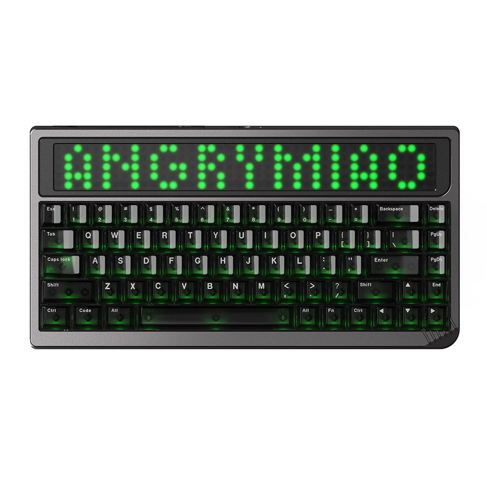 ANGRY MIAO AM RGB 65 Wireless Mechanical Keyboard Cloud White Bundle (Icy Silver Pro V2 Switch)