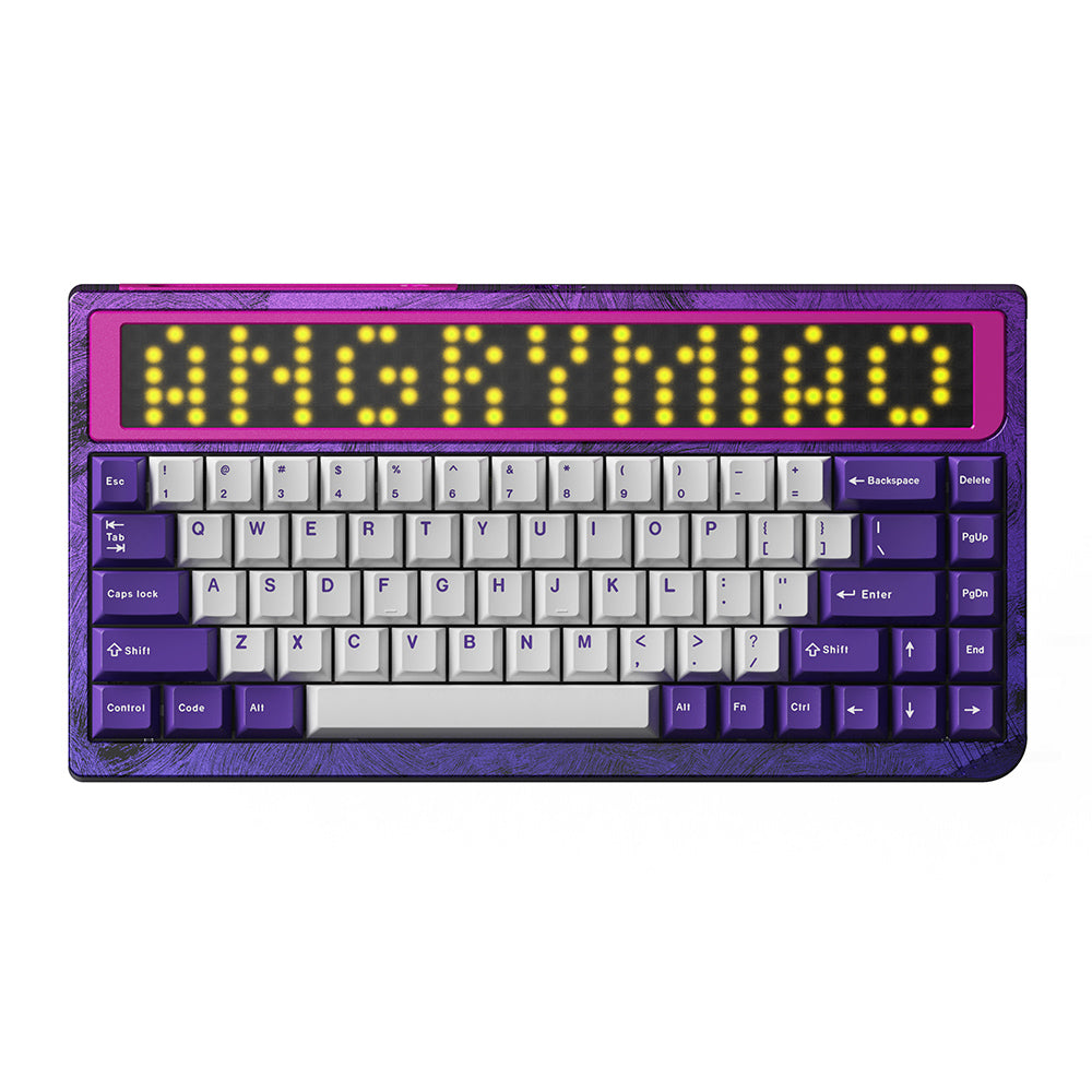 ANGRY MIAO AM RGB 65 Wireless Mechanical Keyboard Cloud White Bundle (Icy Silver Pro V2 Switch)