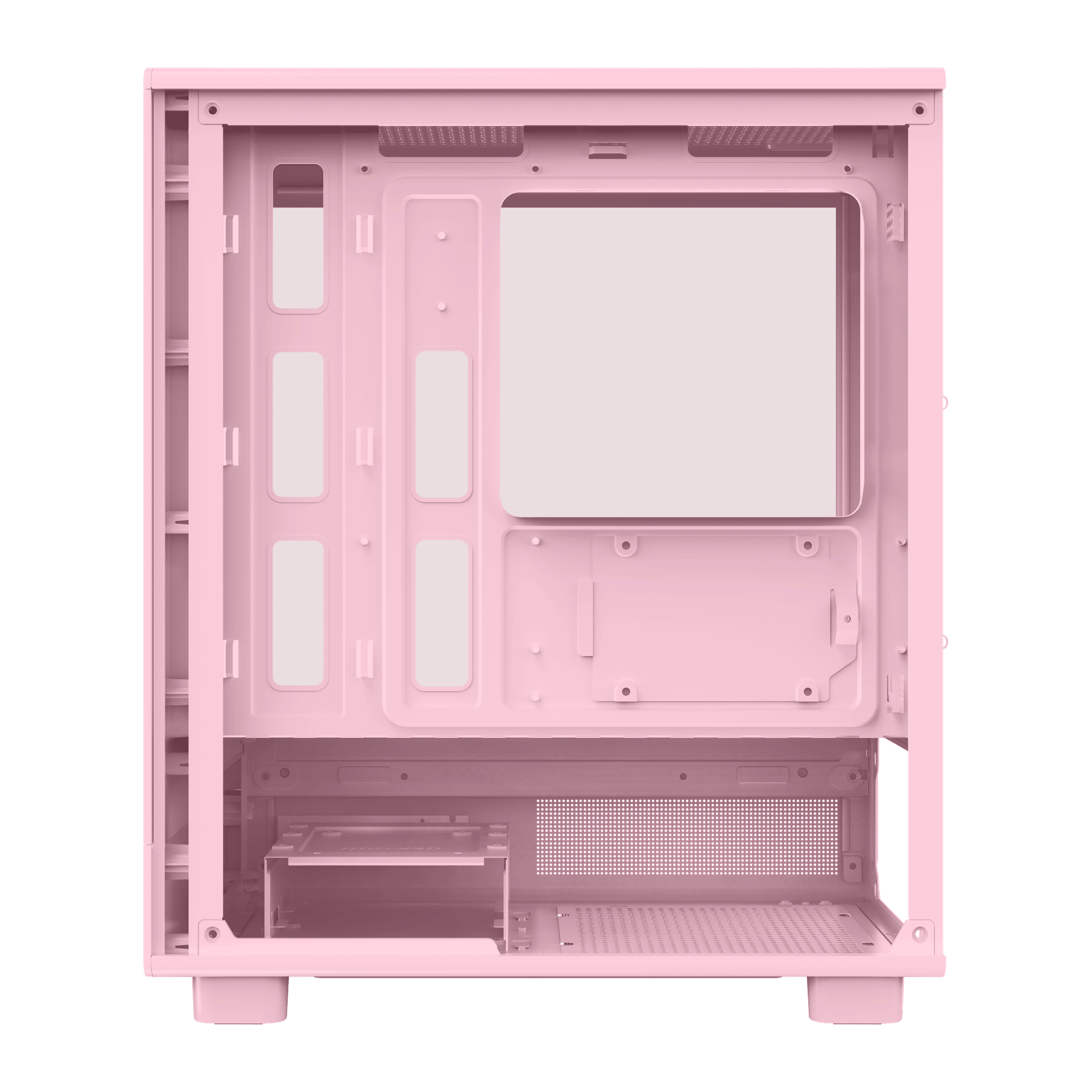 DarkFlash Gaming PC Case MOTI MINI ATX with 5 Fans (Pink)