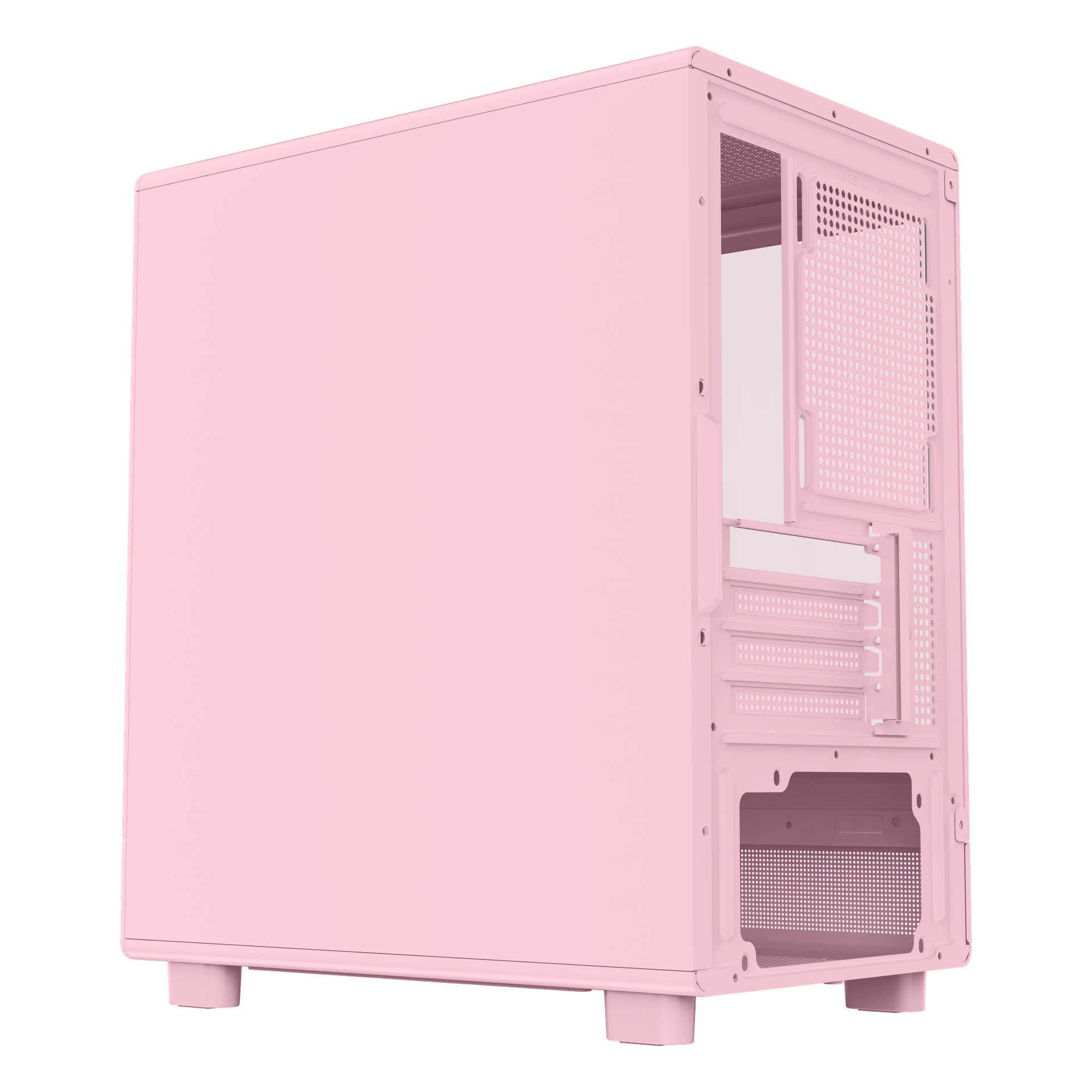 DarkFlash Gaming PC Case MOTI MINI ATX with 5 Fans (Pink)