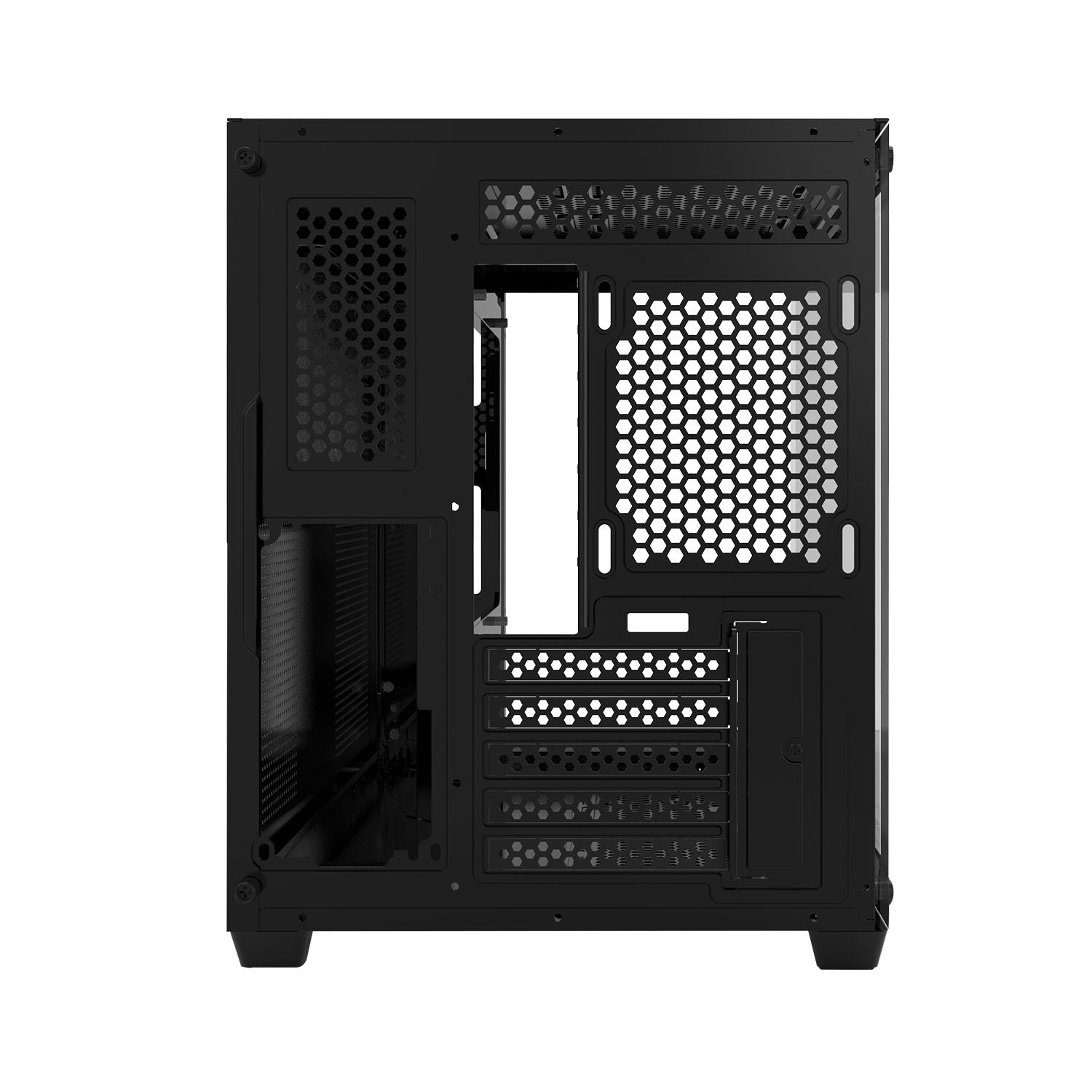 DarkFlash C285MP M-ATX PC CASE Tempered Glass Side Panel without Fan