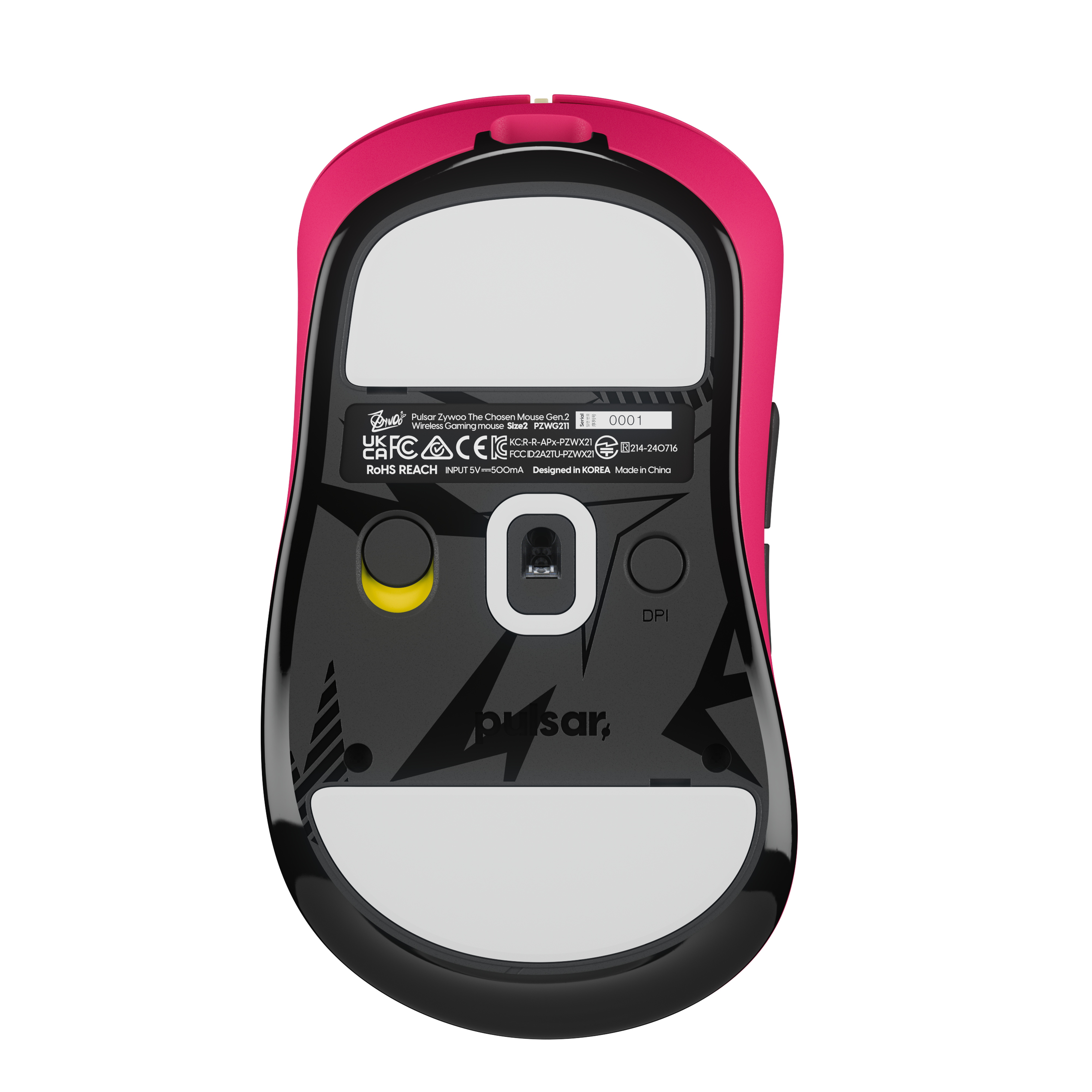Pulsar ZywOo The Chosen Mouse Gen.2 8K Wireless Gaming Mouse - Medium