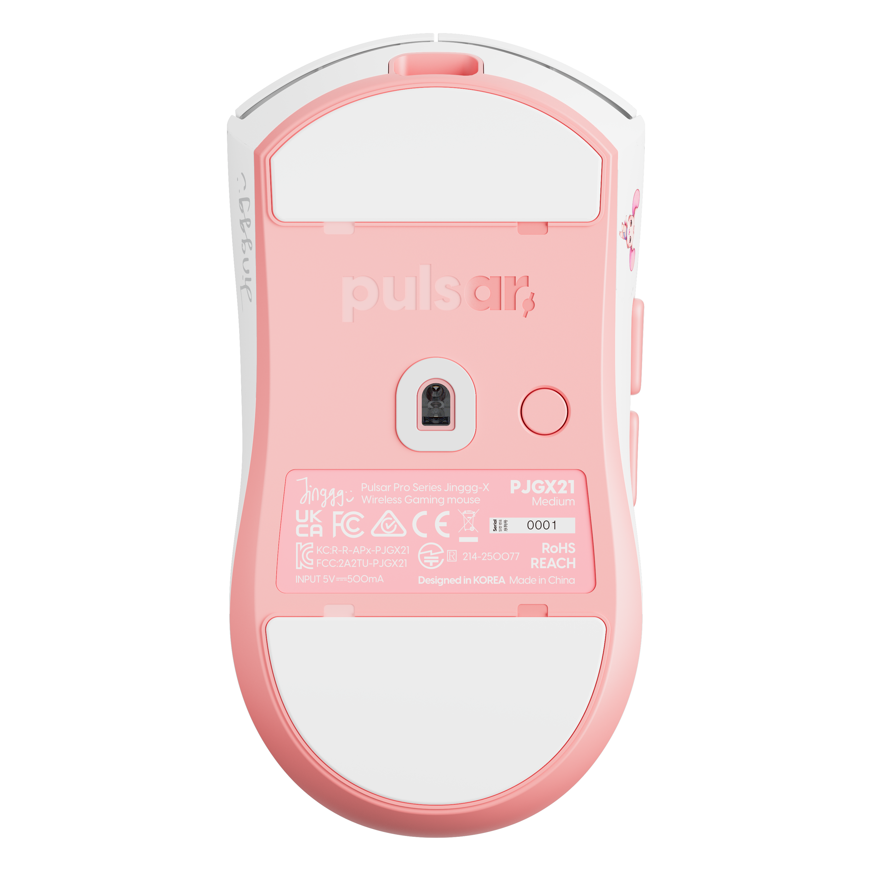 Pulsar Pro Series Jinggg-X 8K Medium Wireless Gaming Mouse