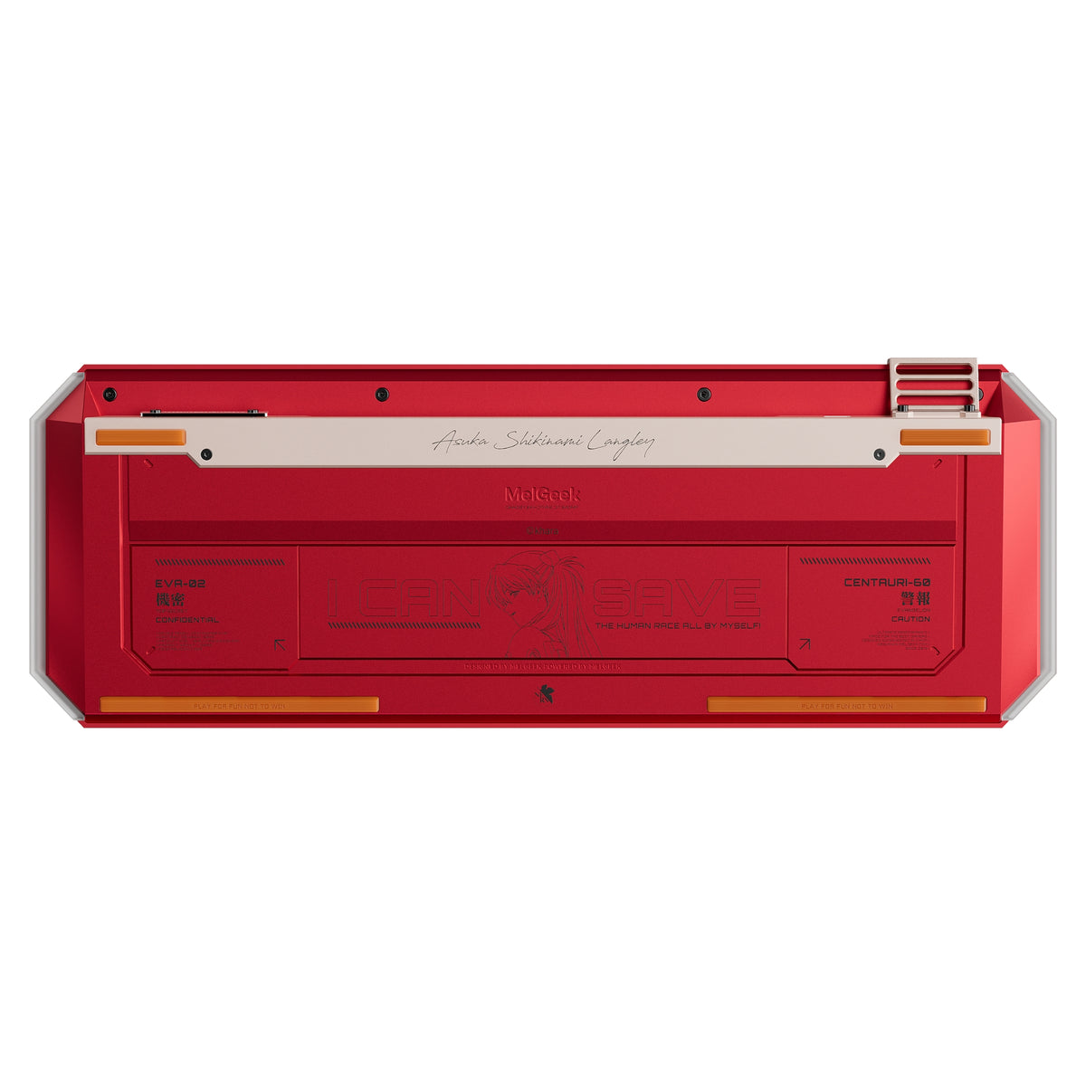 MelGeek Centauri 60 Evangelion Wired Custom HE Gaming Keyboard - EVA-02 Asuka Langley Limited Edition