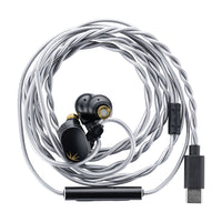 MOONDROP CHU II DSP USB-C Dynamic Driver Wired IEM In-Ear Monitor Headphones