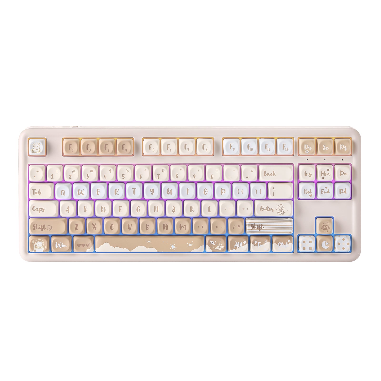 YUNZII B87 QMK/VIA Hot-Swap Mechanical Keyboard with Wrist Rest