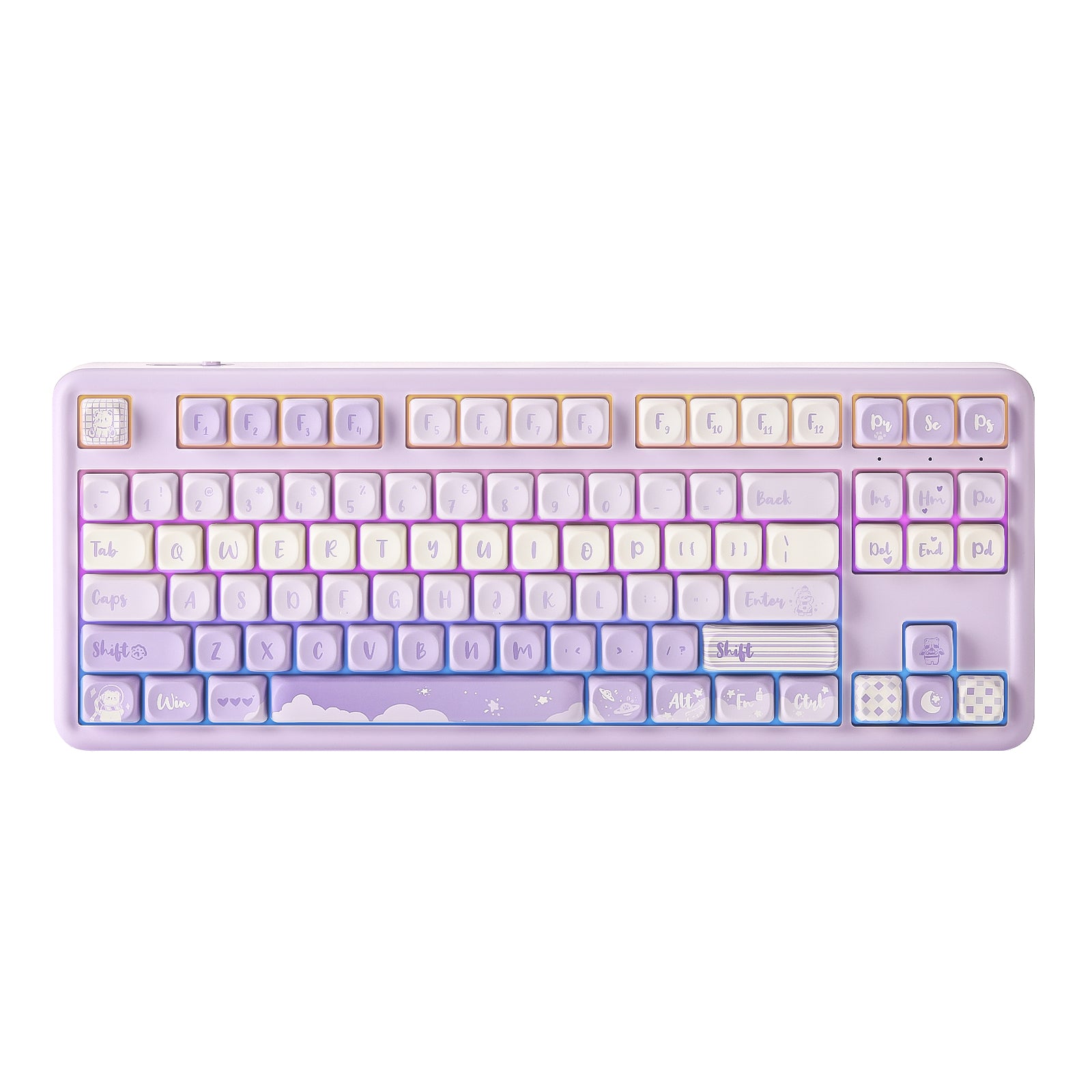 YUNZII B87 QMK/VIA Hot-Swap Mechanical Keyboard with Wrist Rest