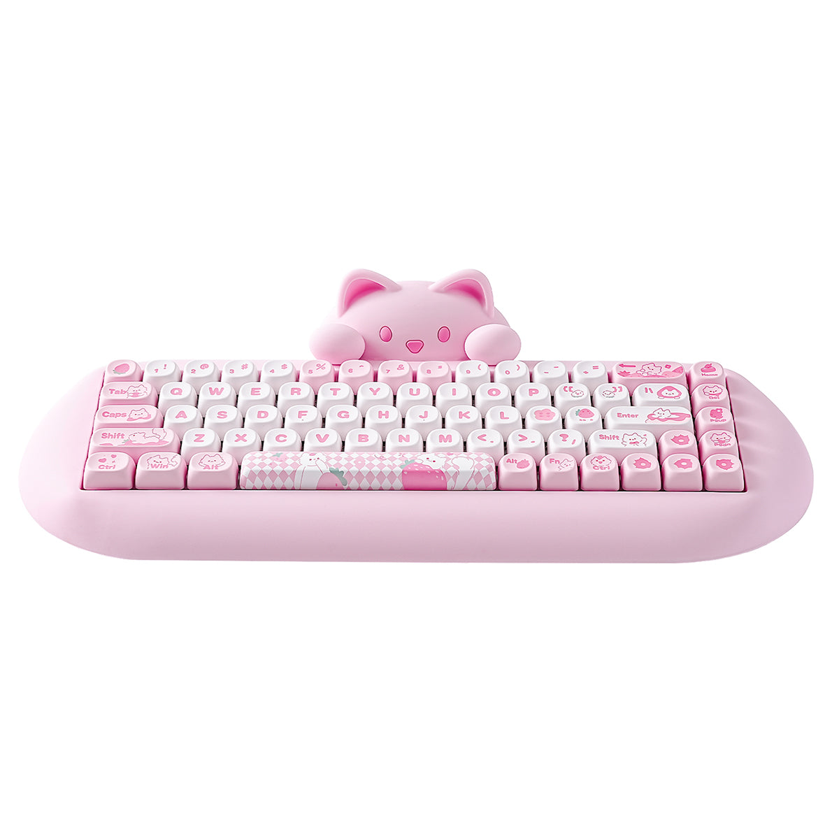 YUNZII C68 Meow Tri-Mode Hot-Swap Hi-Fi Wireless Mechanical Keyboard (Milk Switch)