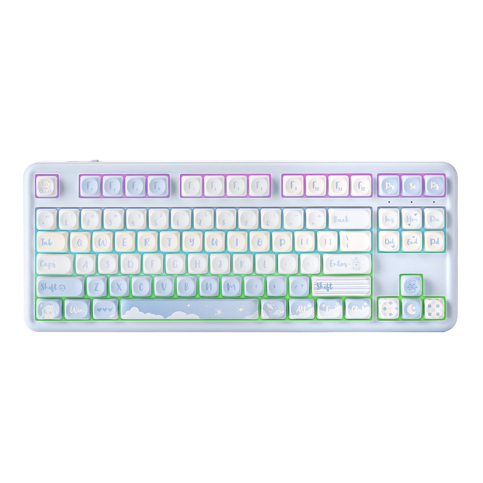 YUNZII B87 QMK/VIA Hot-Swap Mechanical Keyboard with Wrist Rest