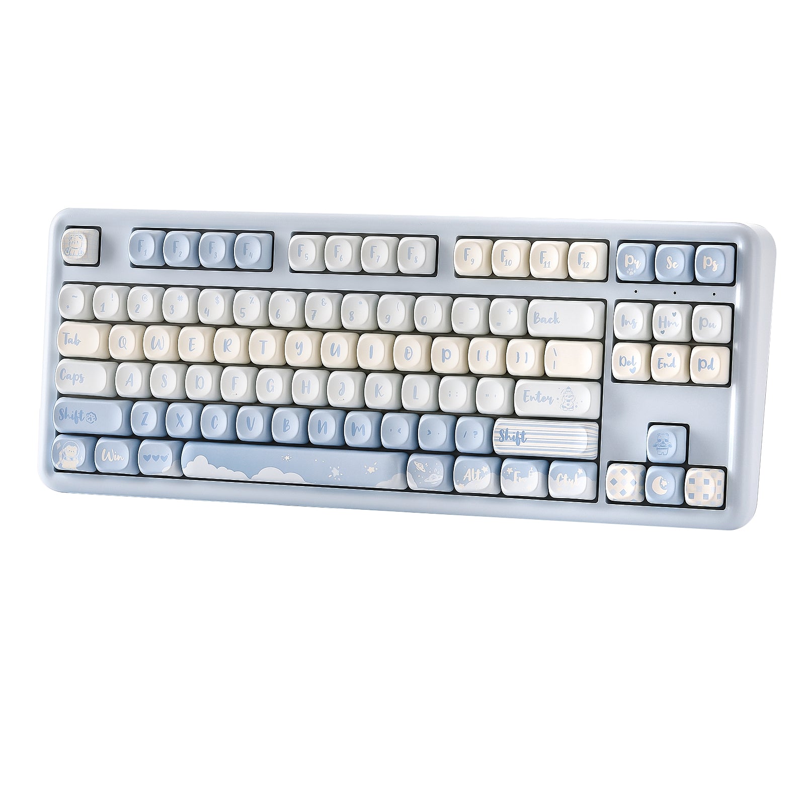 YUNZII B87 QMK/VIA Hot-Swap Mechanical Keyboard with Wrist Rest