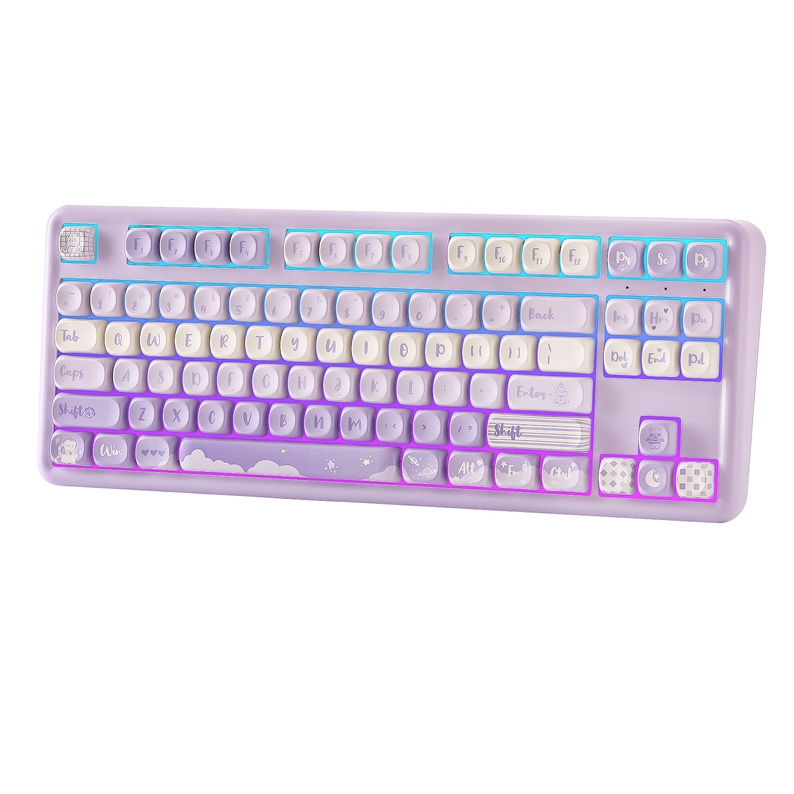 YUNZII B87 QMK/VIA Hot-Swap Mechanical Keyboard with Wrist Rest