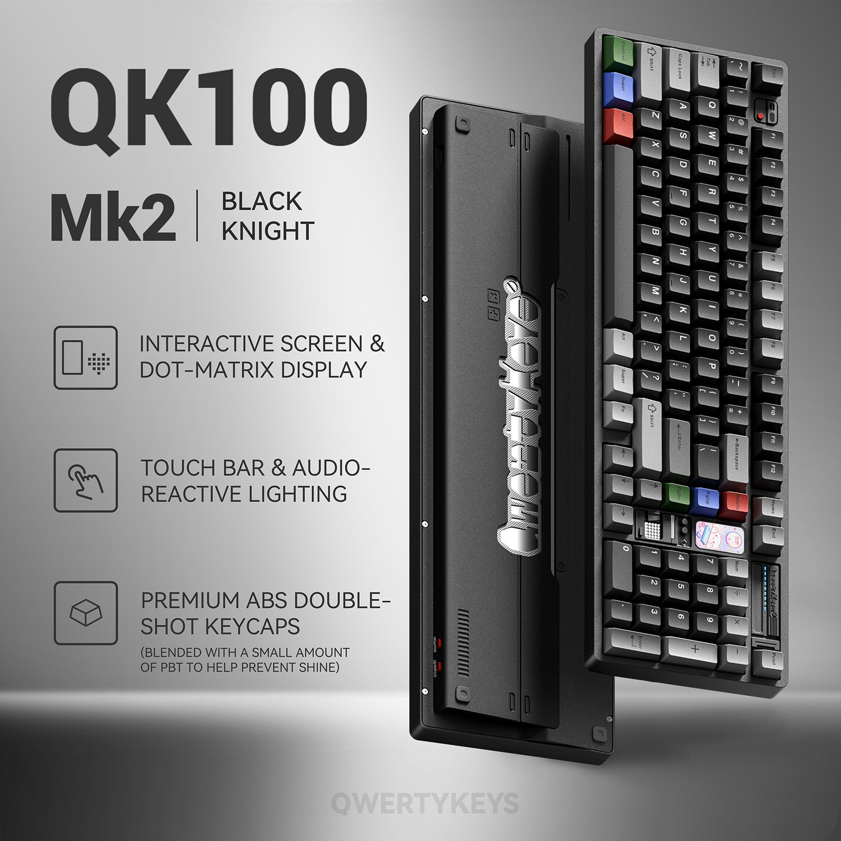 (Pre-Order) Qwertykeys QK100 Mk2 Prebuilt Wireless Mechanical Keyboard