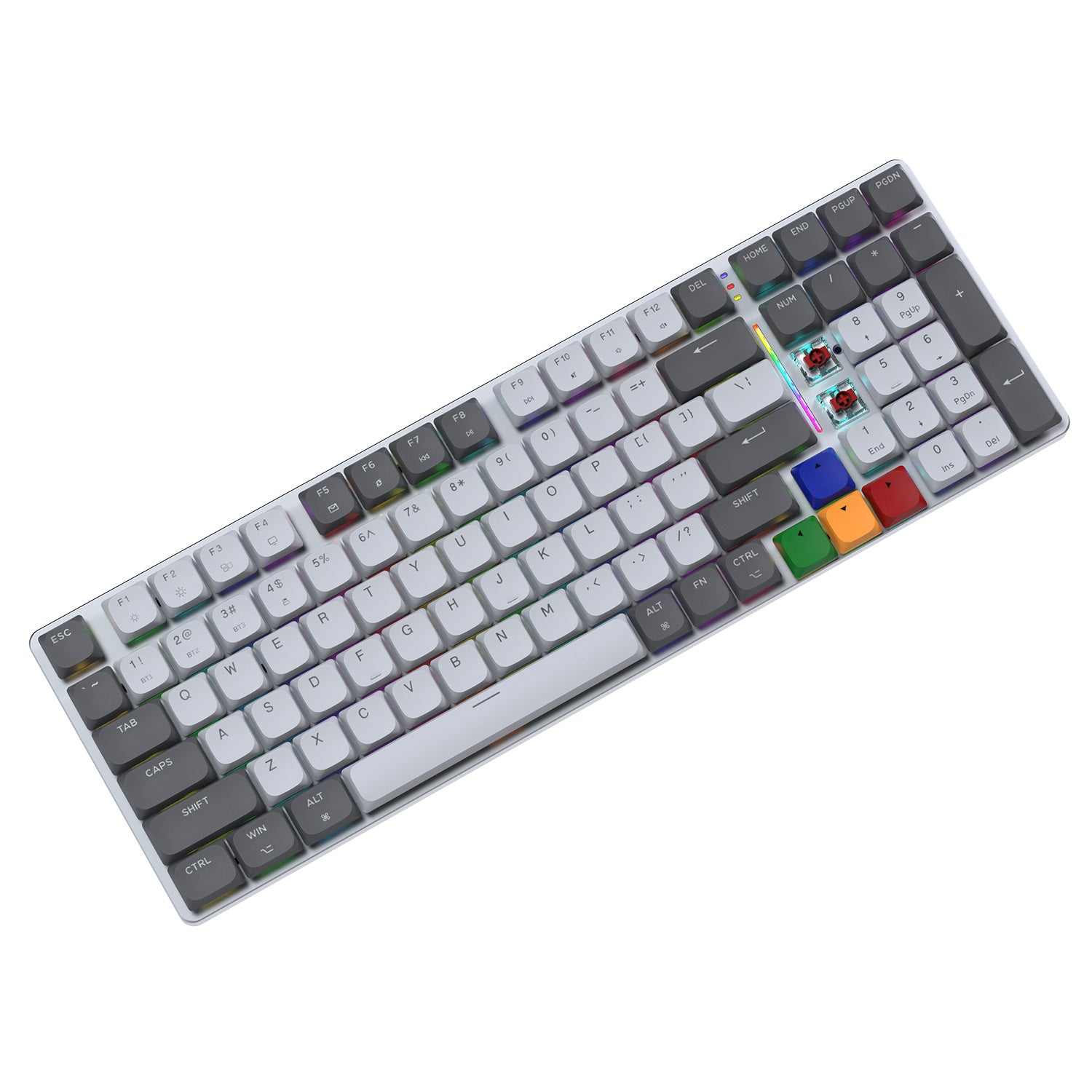 Fantech MK916 95% Low Profile Wireless Mechanical Keyboard (SUPER MAXFIT AIR99) (Brown Switch)