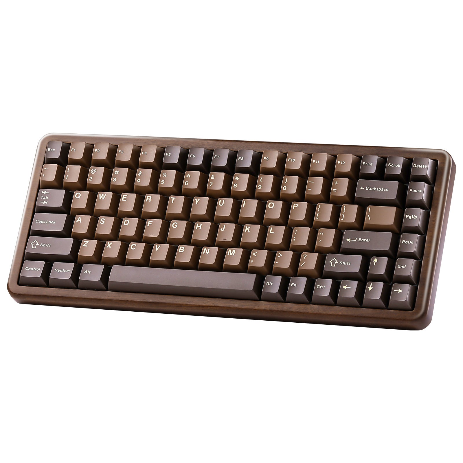 YUNZII WOOD84 Hot-Swap Wireless Tri-Mode Mechanical Keyboard