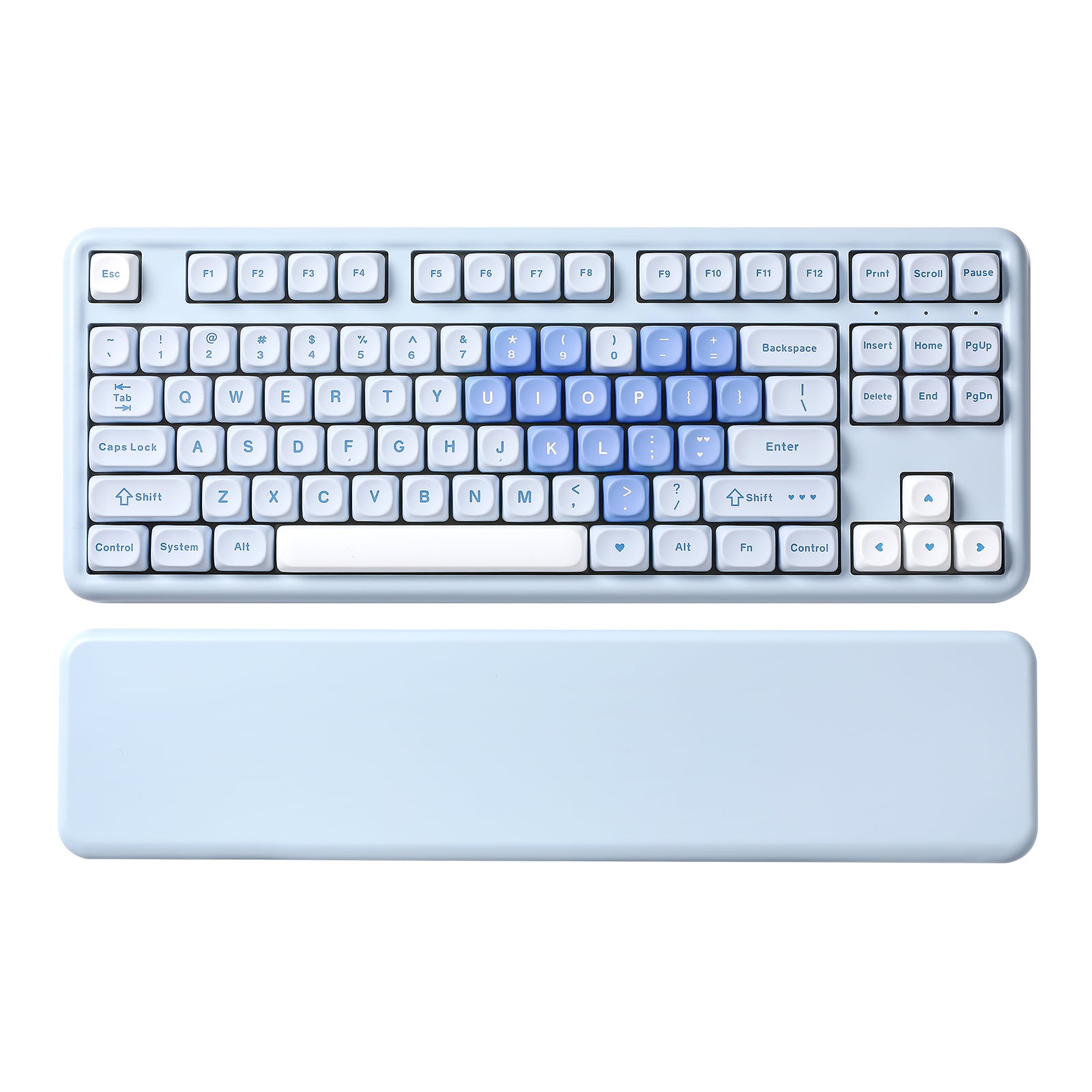 YUNZII B87 QMK/VIA Hot-Swap Mechanical Keyboard with Wrist Rest