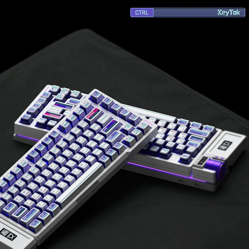 Keytok KOL CTRL Purple Dye-Sub PBT Keycaps 122pcs / Set